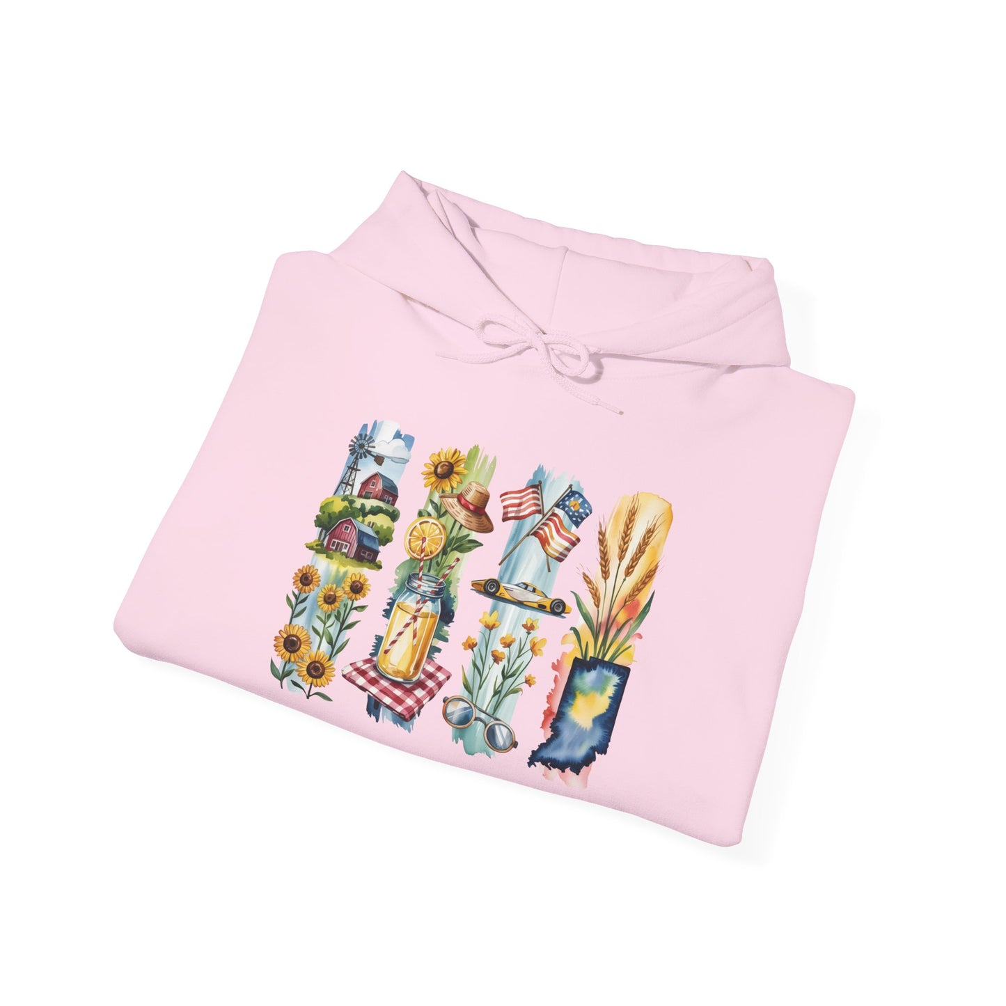 Indiana Nature Hoodie – Unisex Sweatshirt for Forest & Lakeside Wanderers
