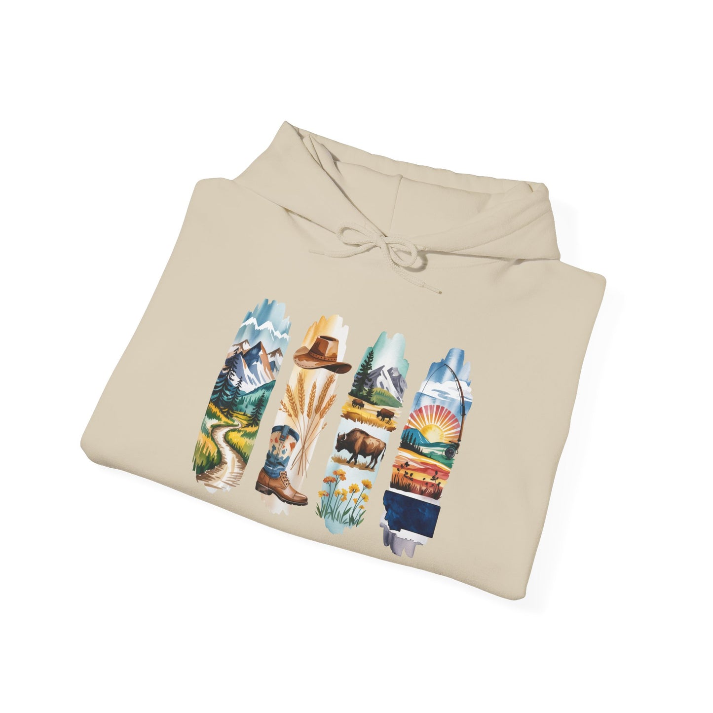 Montana Nature Hoodie – Unisex Big Sky Country Sweatshirt for Wilderness Lovers