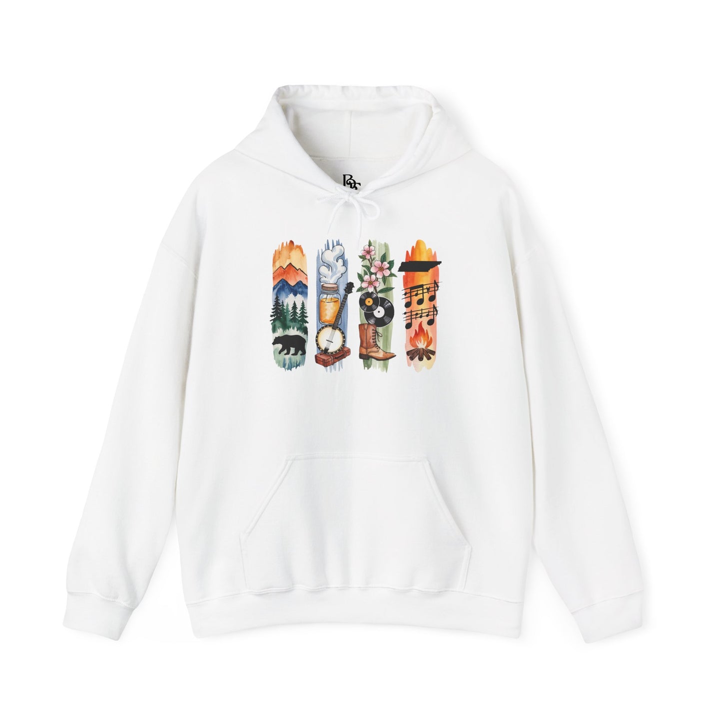 Tennessee Nature Hoodie – Unisex Smoky Mountains Sweatshirt for Outdoor & Nature lovers