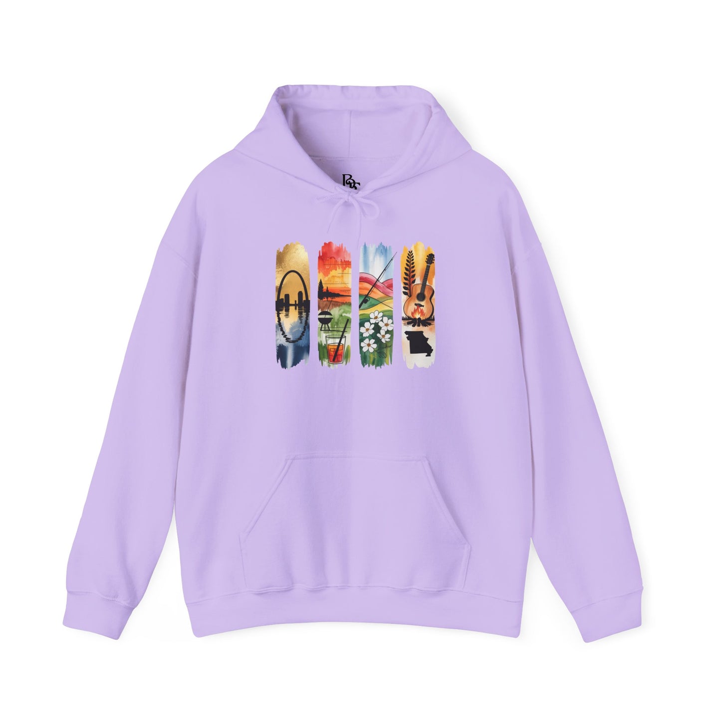 Missouri Nature Hoodie – Unisex Sweatshirt for Trail & River Lovers