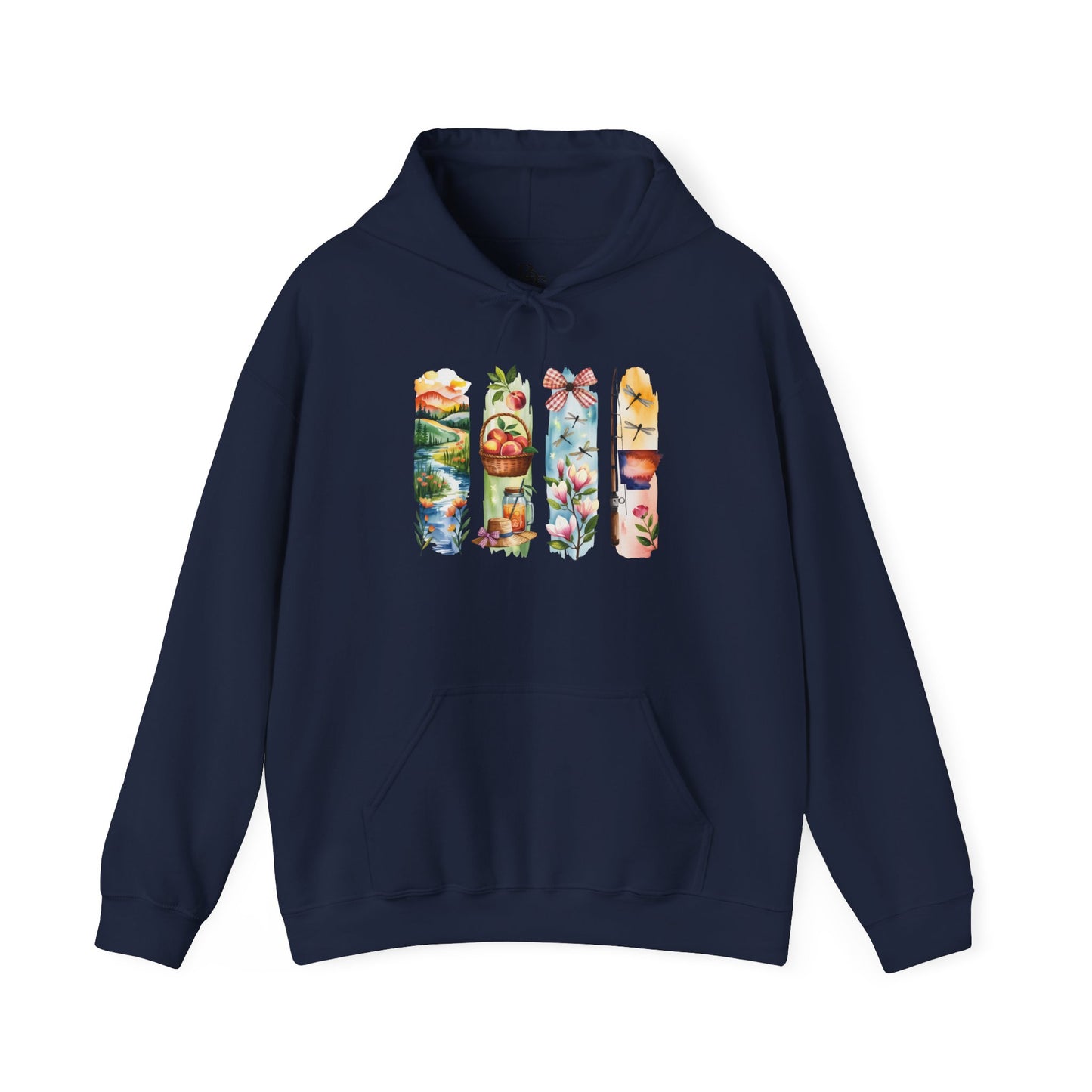 Arkansas Nature Hoodie – Unisex Sweatshirt for Forest & River Lovers