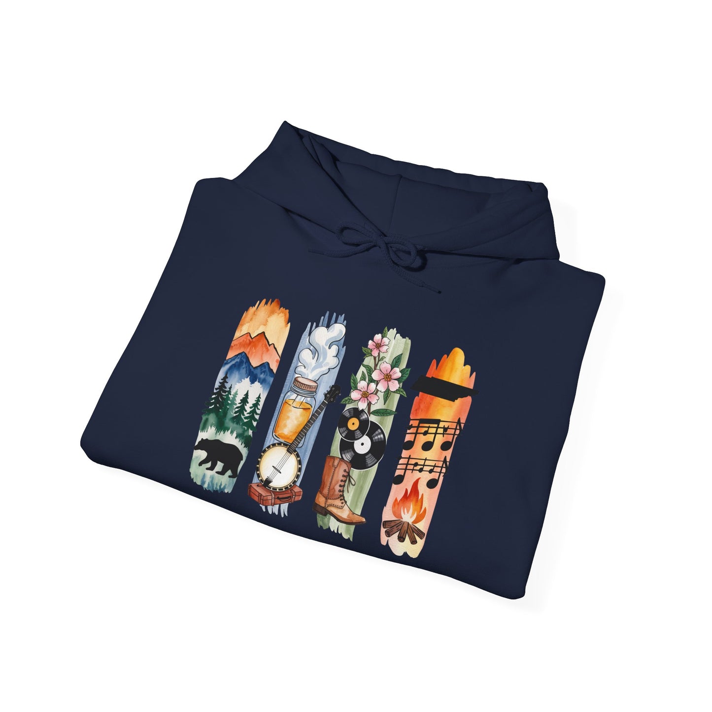 Tennessee Nature Hoodie – Unisex Smoky Mountains Sweatshirt for Outdoor & Nature lovers