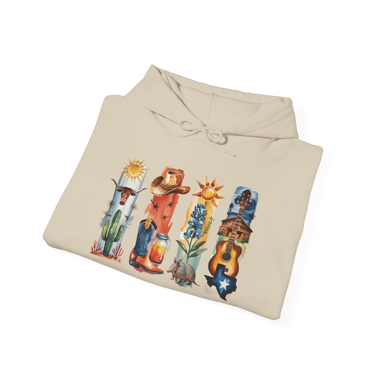 Texas Nature Hoodie – Unisex Lone Sweatshirt for Desert & Hill Country Lovers