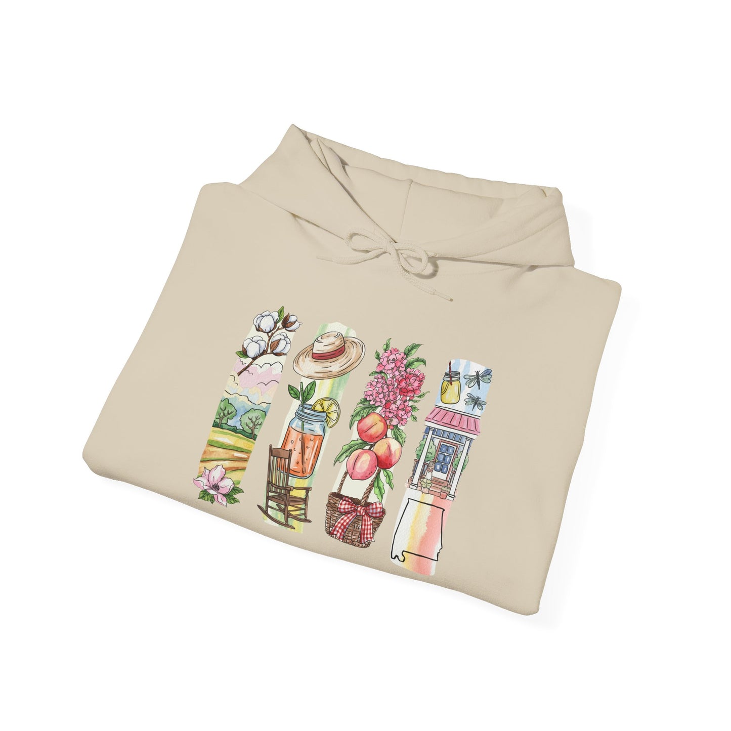 Alabama Nature Hoodie – Unisex Sweatshirt for Forest & River Explorers