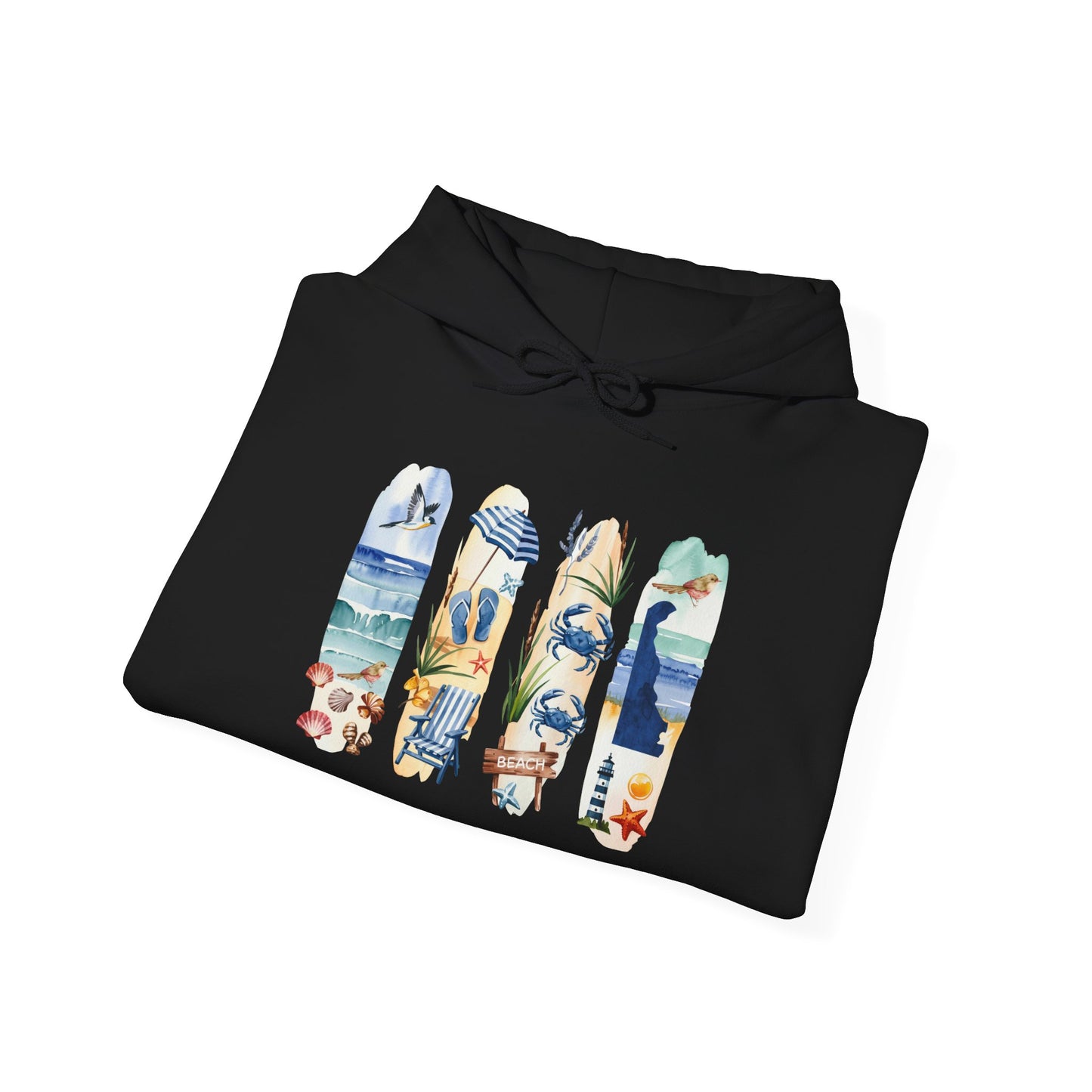 Delaware Nature Hoodie – Unisex Sweatshirt for Shoreline & Trail Lovers