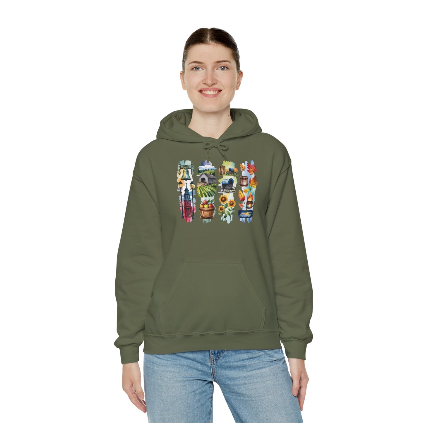 Pennsylvania Nature Hoodie – Unisex Sweatshirt for Hikers & Outdoor Enthusiasts