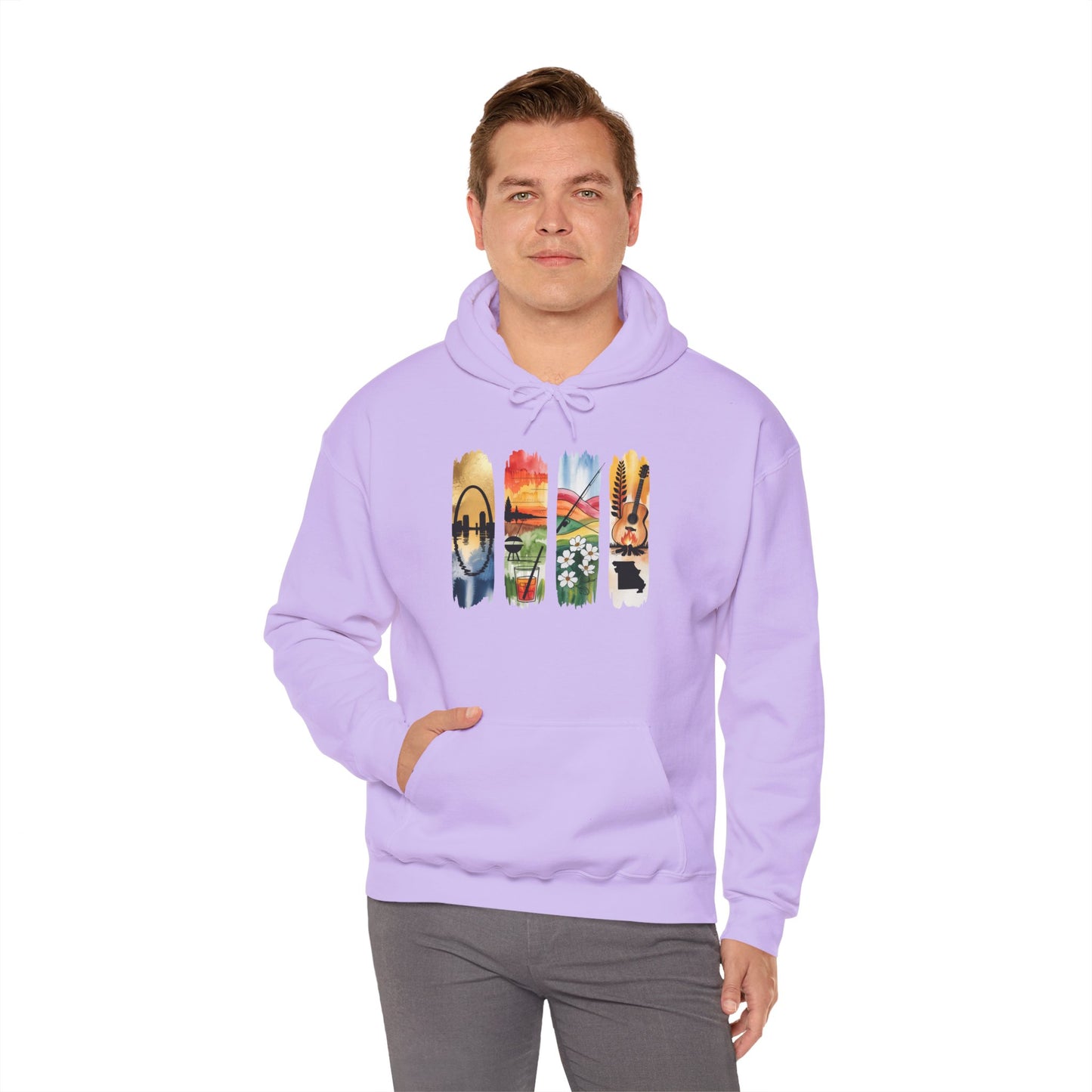 Missouri Nature Hoodie – Unisex Sweatshirt for Trail & River Lovers