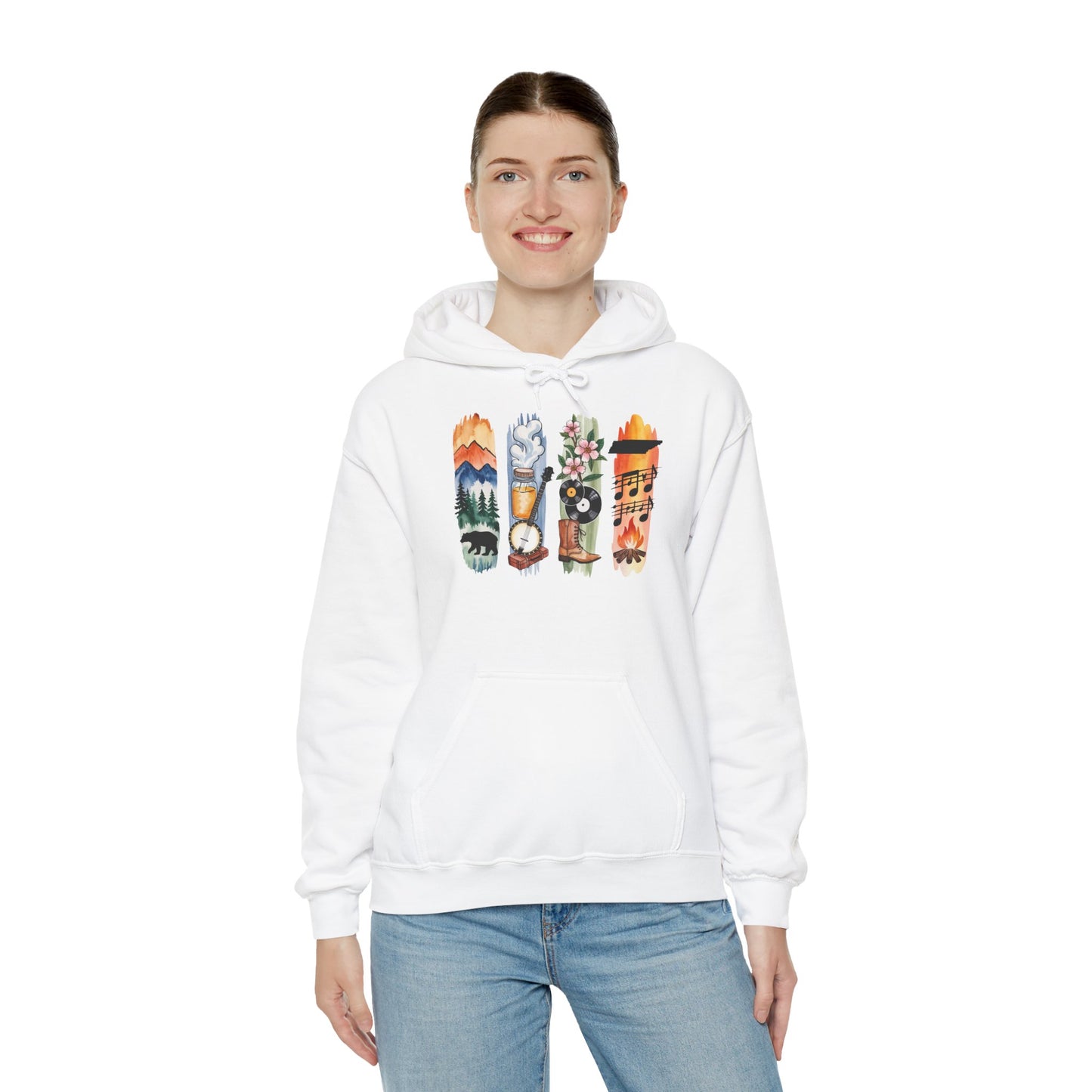 Tennessee Nature Hoodie – Unisex Smoky Mountains Sweatshirt for Outdoor & Nature lovers