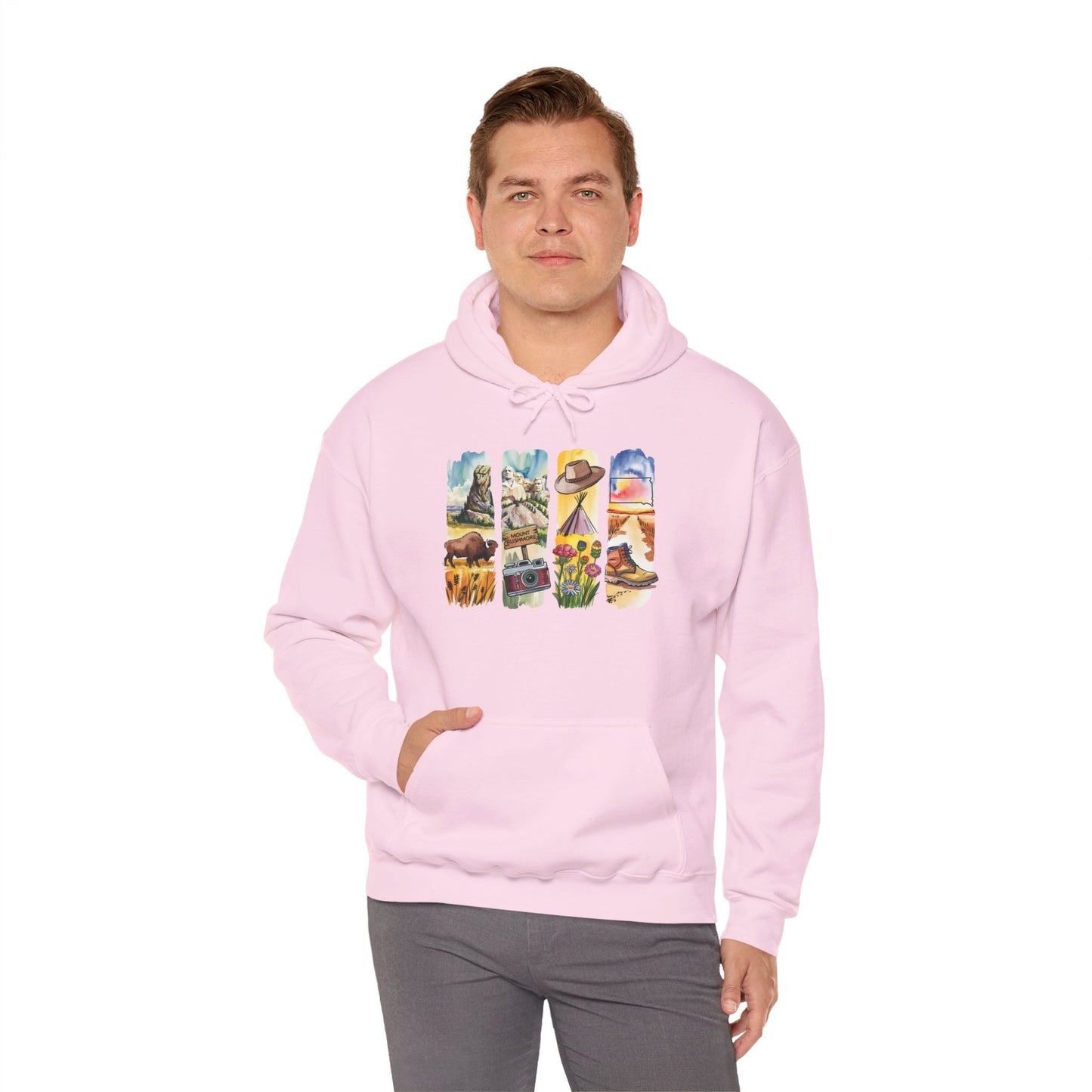 South Dakota Nature Hoodie – Unisex Sweatshirt for Outdoor Adventurers