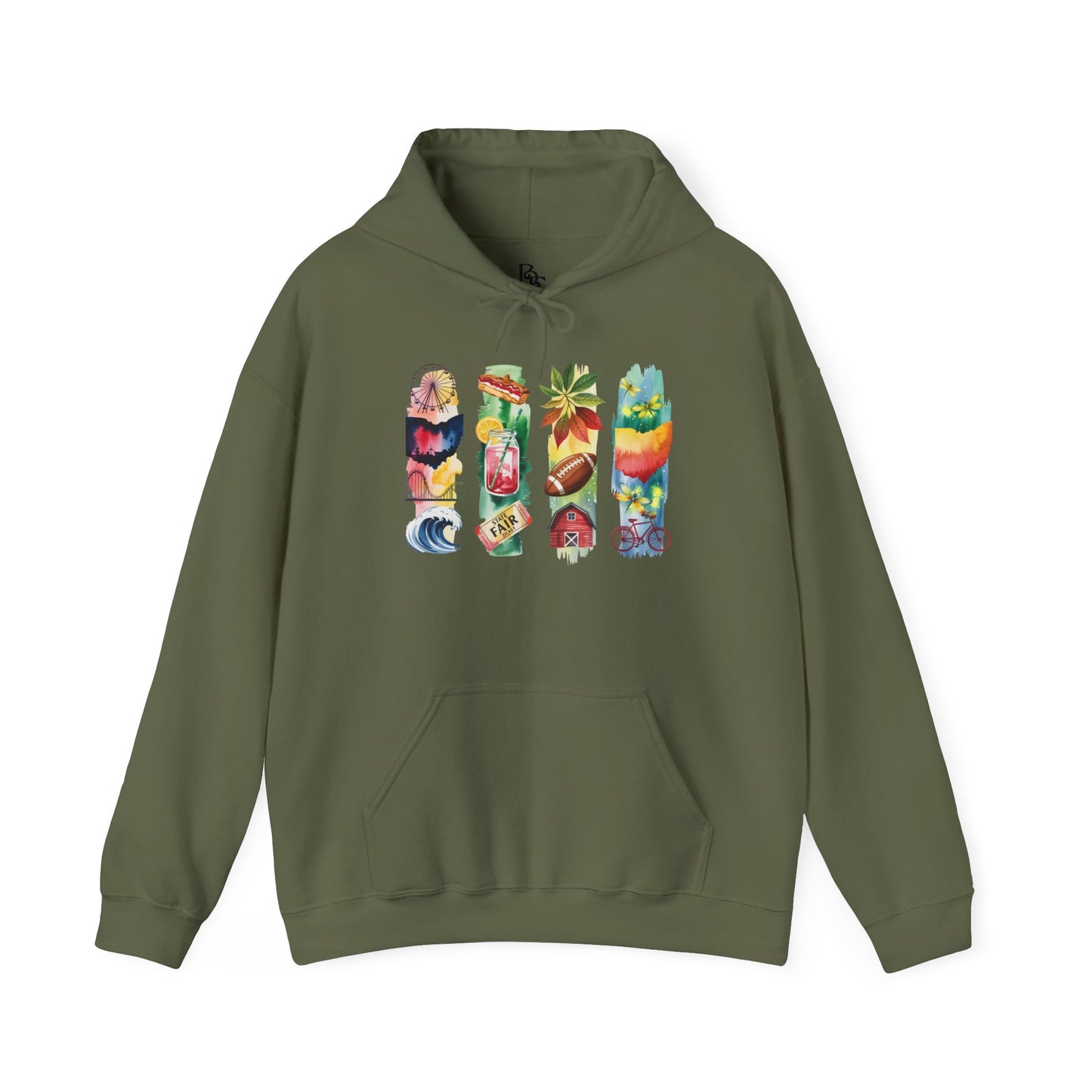 Ohio Nature Hoodie – Unisex Sweatshirt for Nature Lovers & Trail Explorers