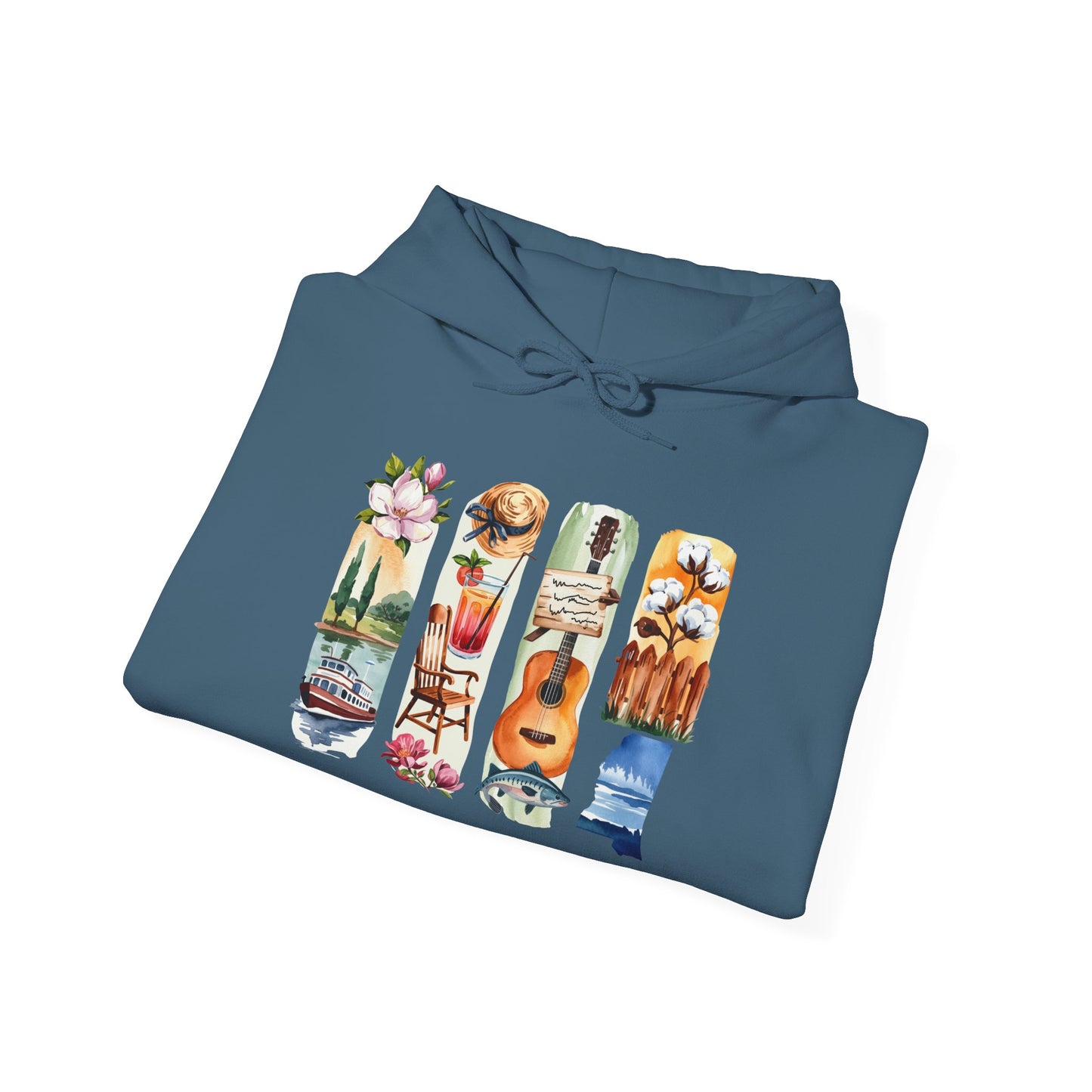 Mississippi Nature Hoodie – Unisex Sweatshirt for River & Forest Lovers