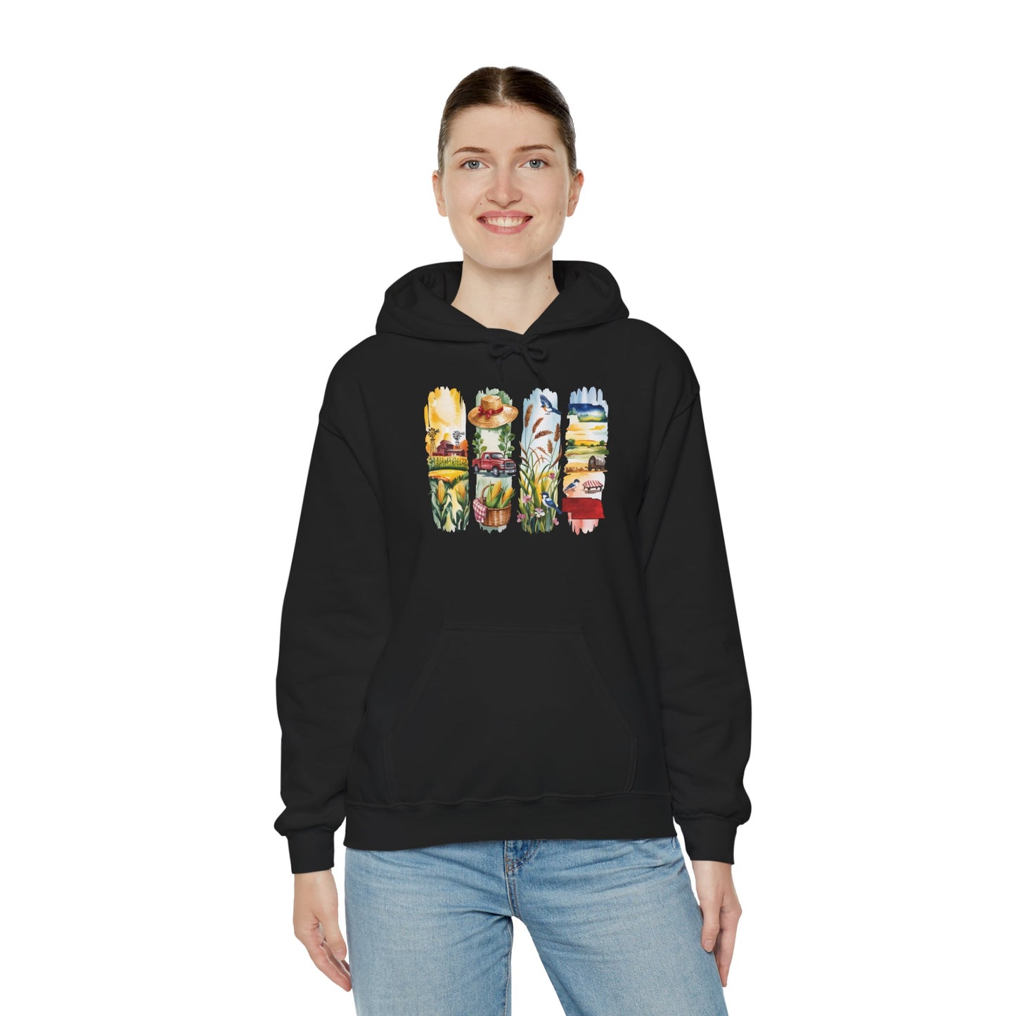 Nebraska Nature Hoodie – Unisex Sweatshirt for Prairie & Plains Explorers