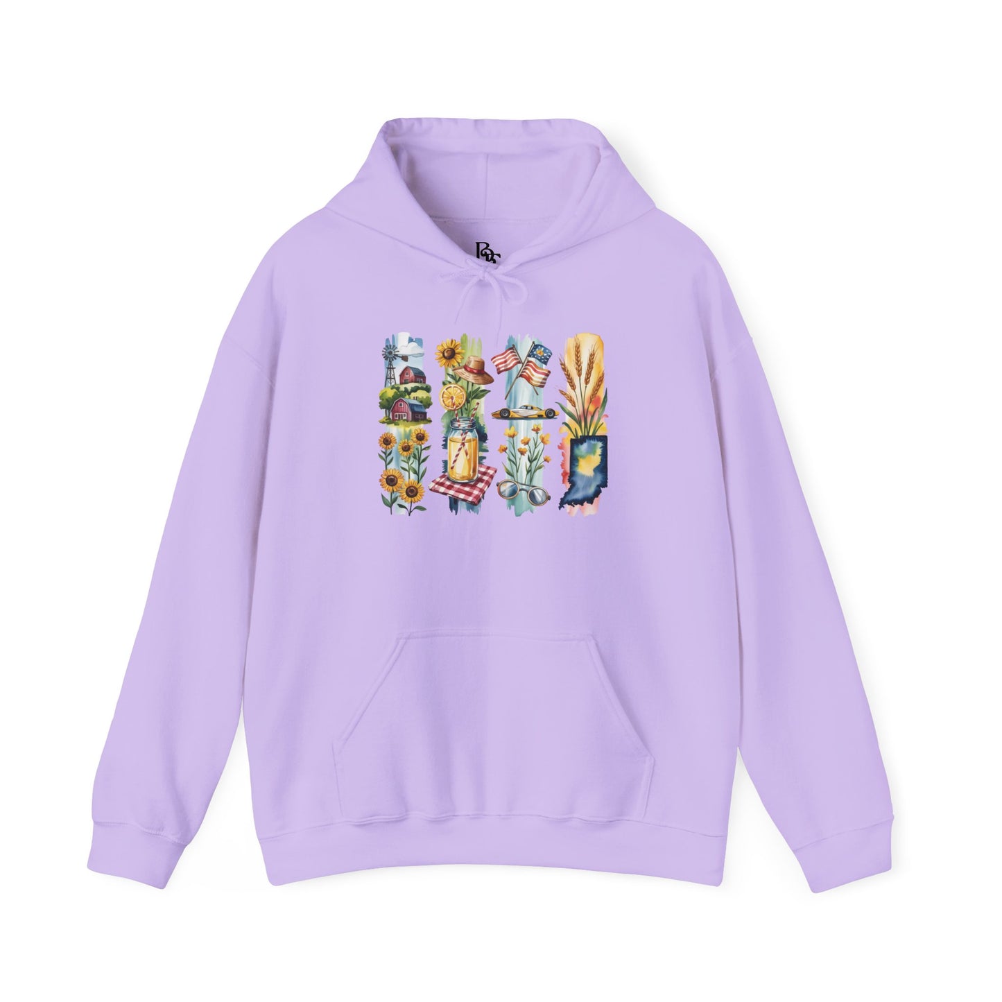 Indiana Nature Hoodie – Unisex Sweatshirt for Forest & Lakeside Wanderers