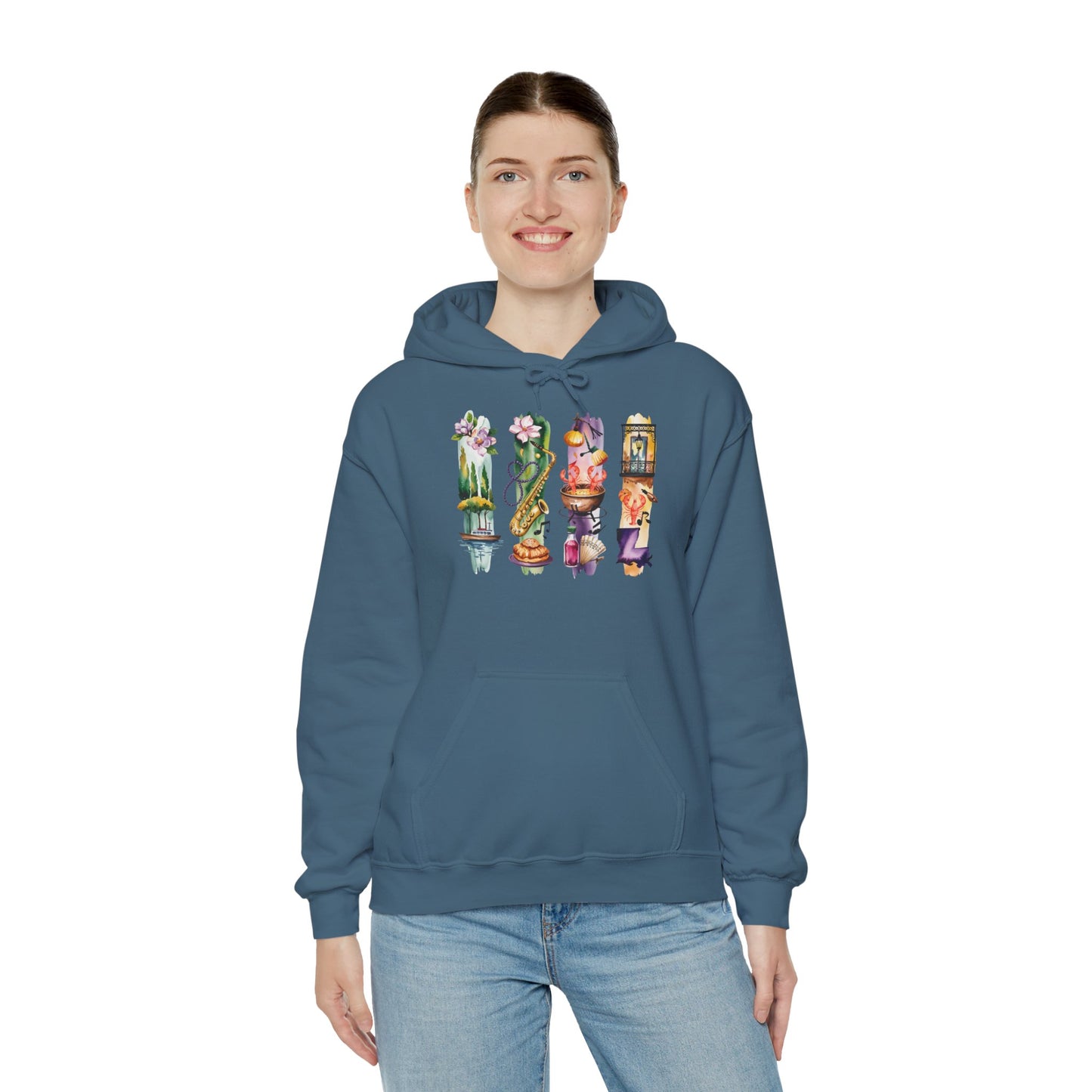 Louisiana Nature Hoodie – Unisex Sweatshirt for Music, Culture & Nature Lovers