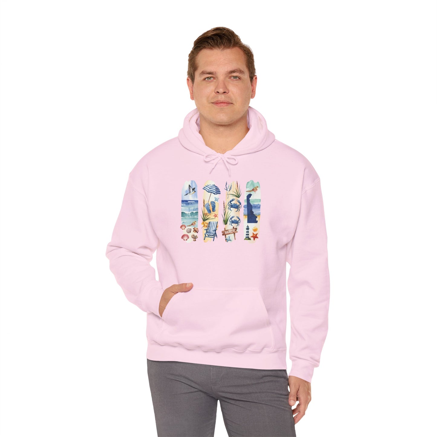 Delaware Nature Hoodie – Unisex Sweatshirt for Shoreline & Trail Lovers