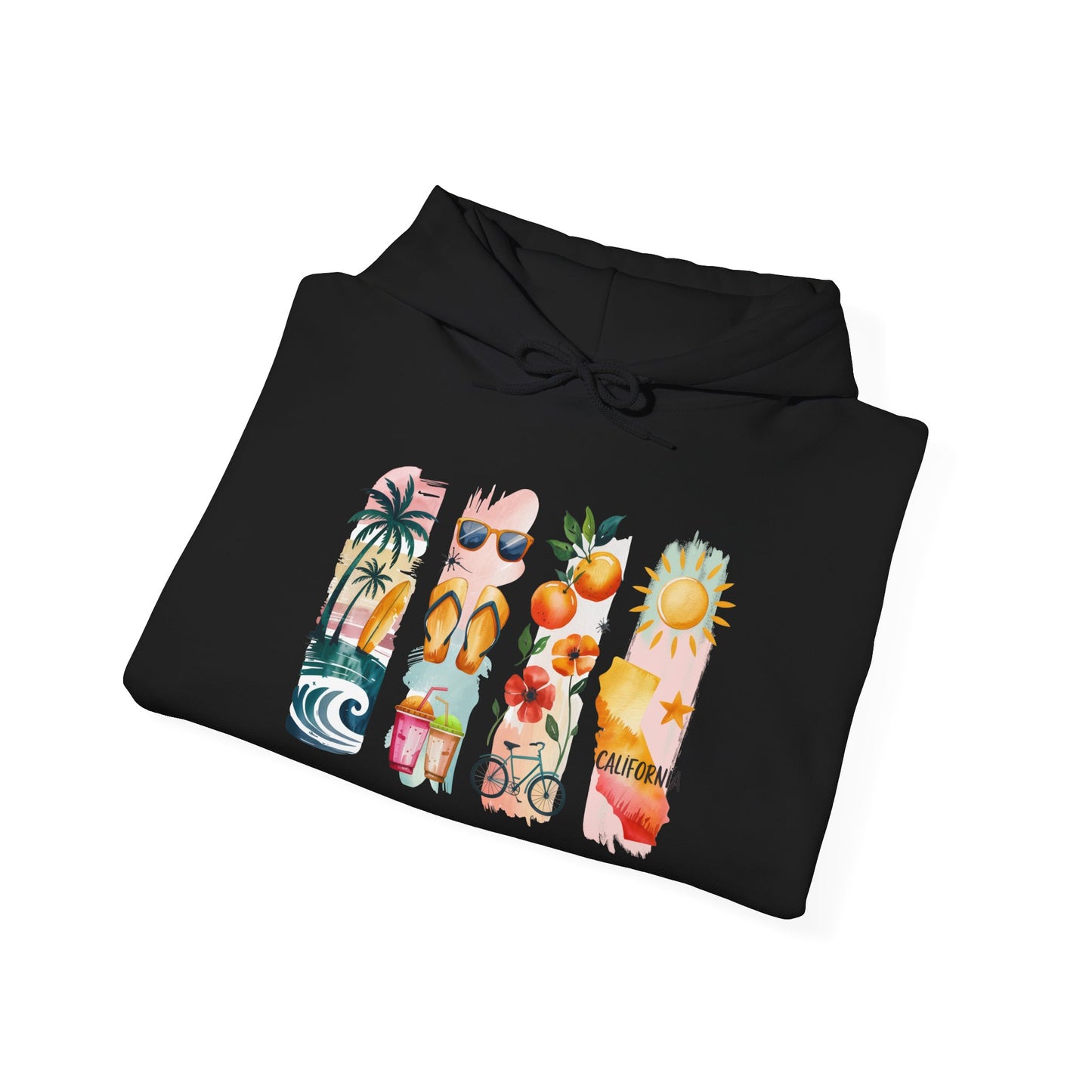California Nature Hoodie – Unisex Sweatshirt for Water & Mountain Adventurers