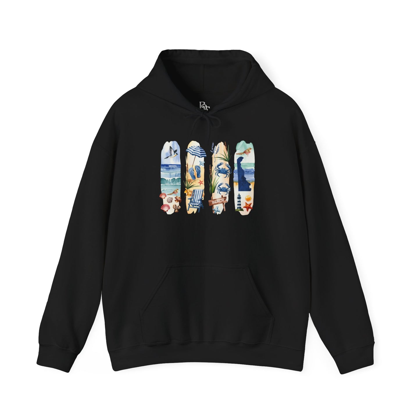 Delaware Nature Hoodie – Unisex Sweatshirt for Shoreline & Trail Lovers