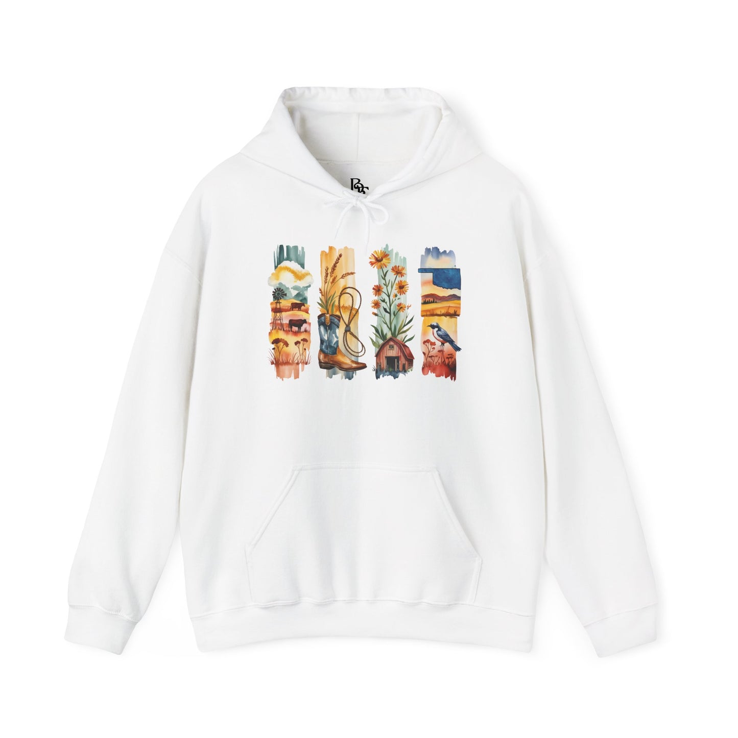Oklahoma Nature Hoodie – Unisex Scenic Sweatshirt for Outdoor Adventurers
