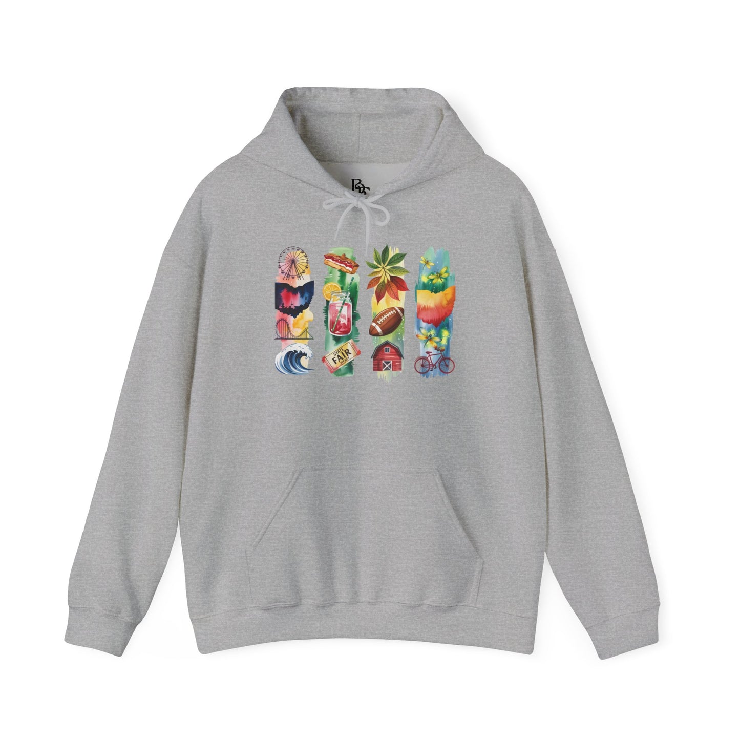 Ohio Nature Hoodie – Unisex Sweatshirt for Nature Lovers & Trail Explorers
