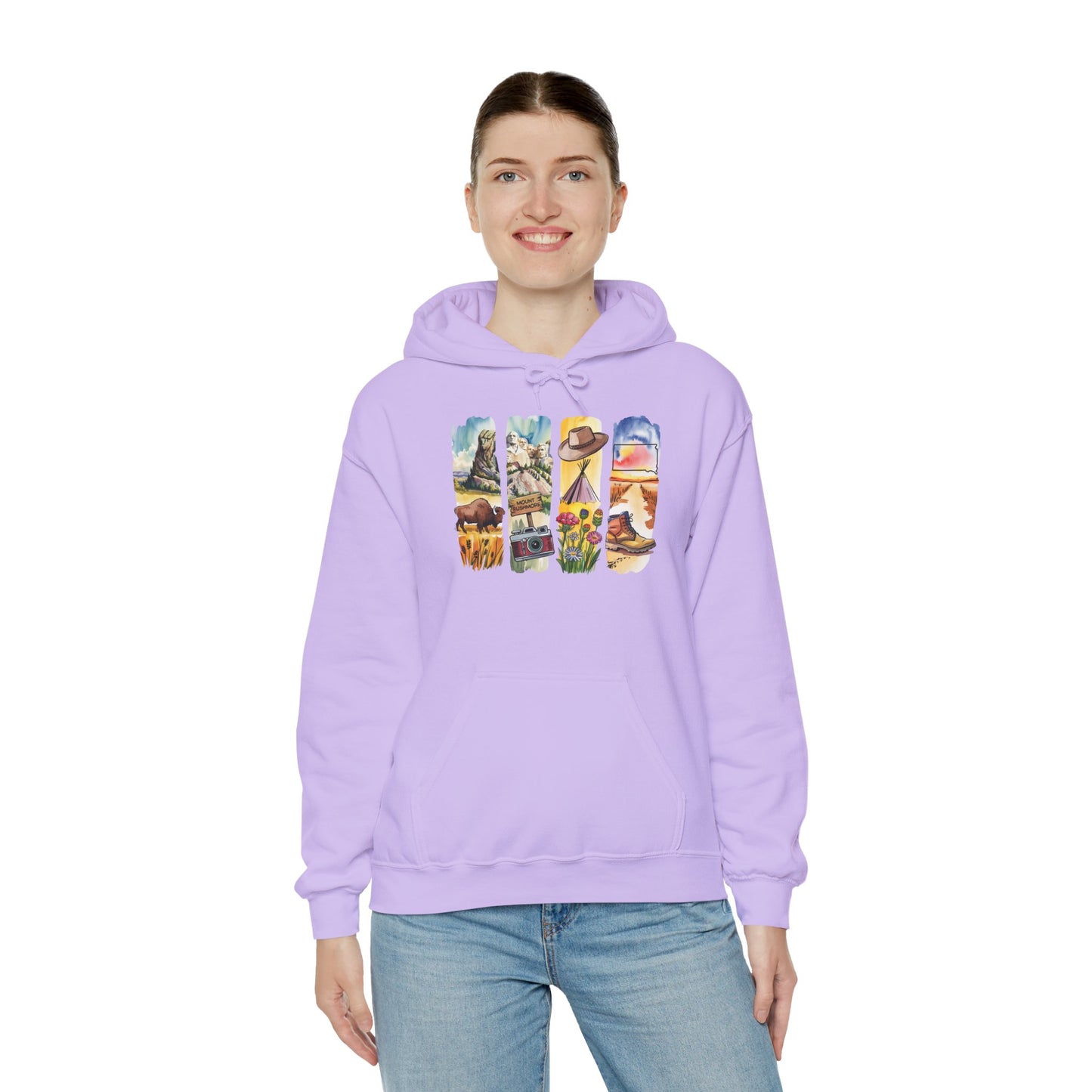 South Dakota Nature Hoodie – Unisex Sweatshirt for Outdoor Adventurers