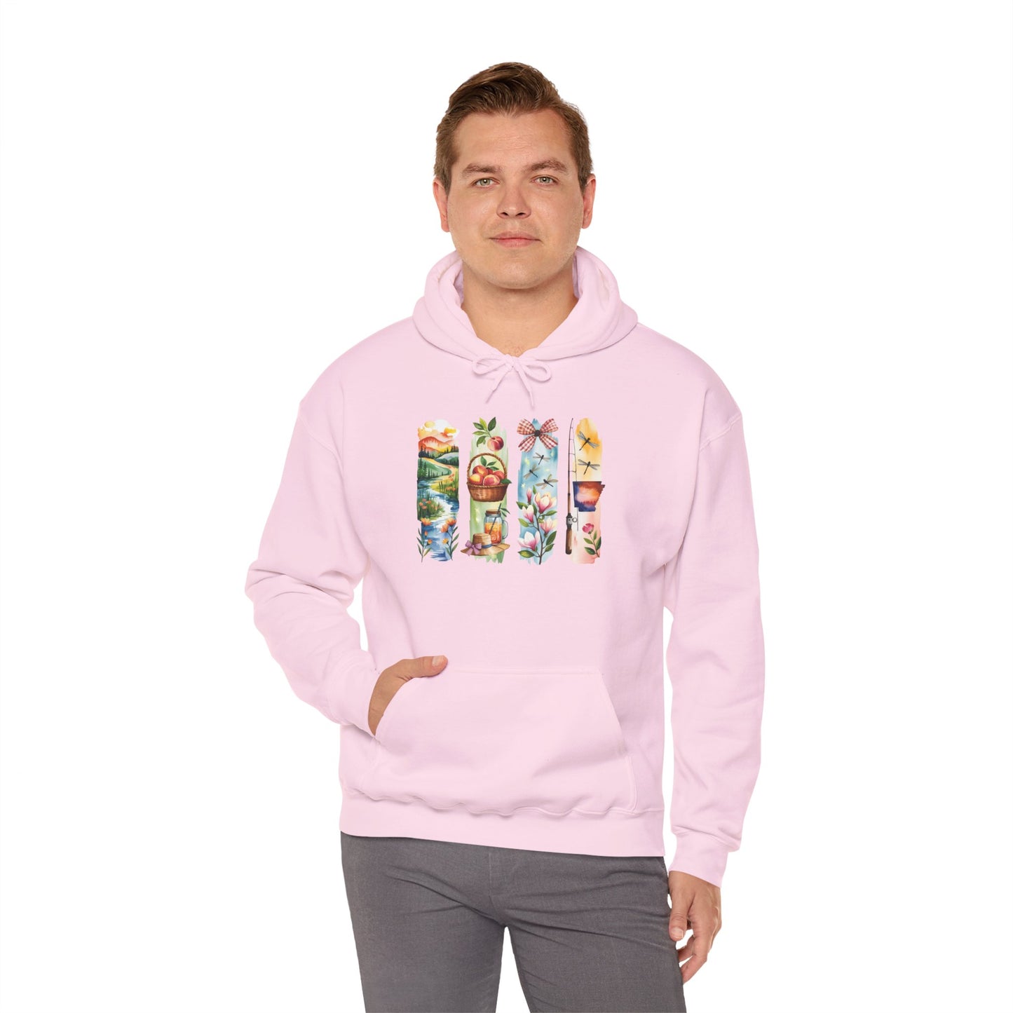 Arkansas Nature Hoodie – Unisex Sweatshirt for Forest & River Lovers