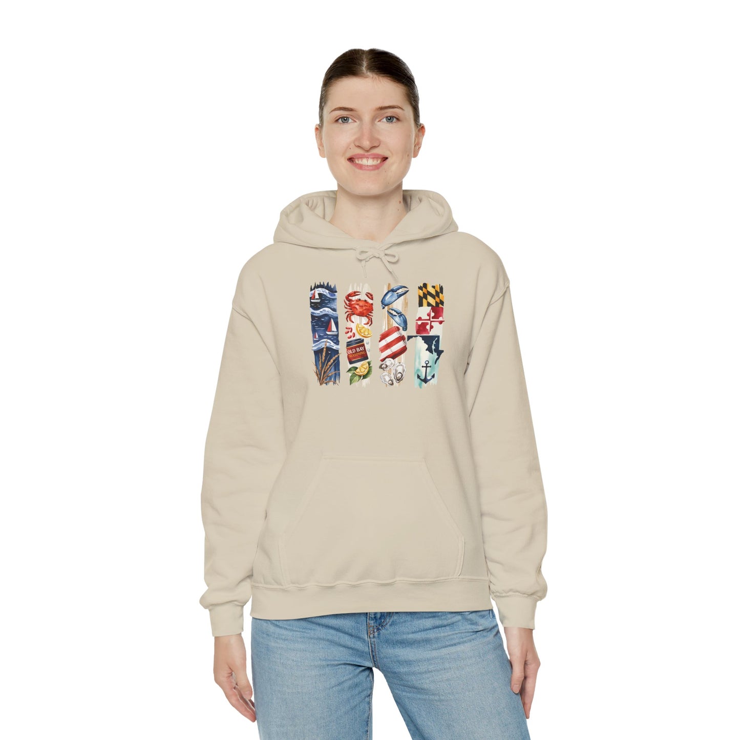 Maryland Nature Hoodie – Unisex Sweatshirt for Bay Lovers