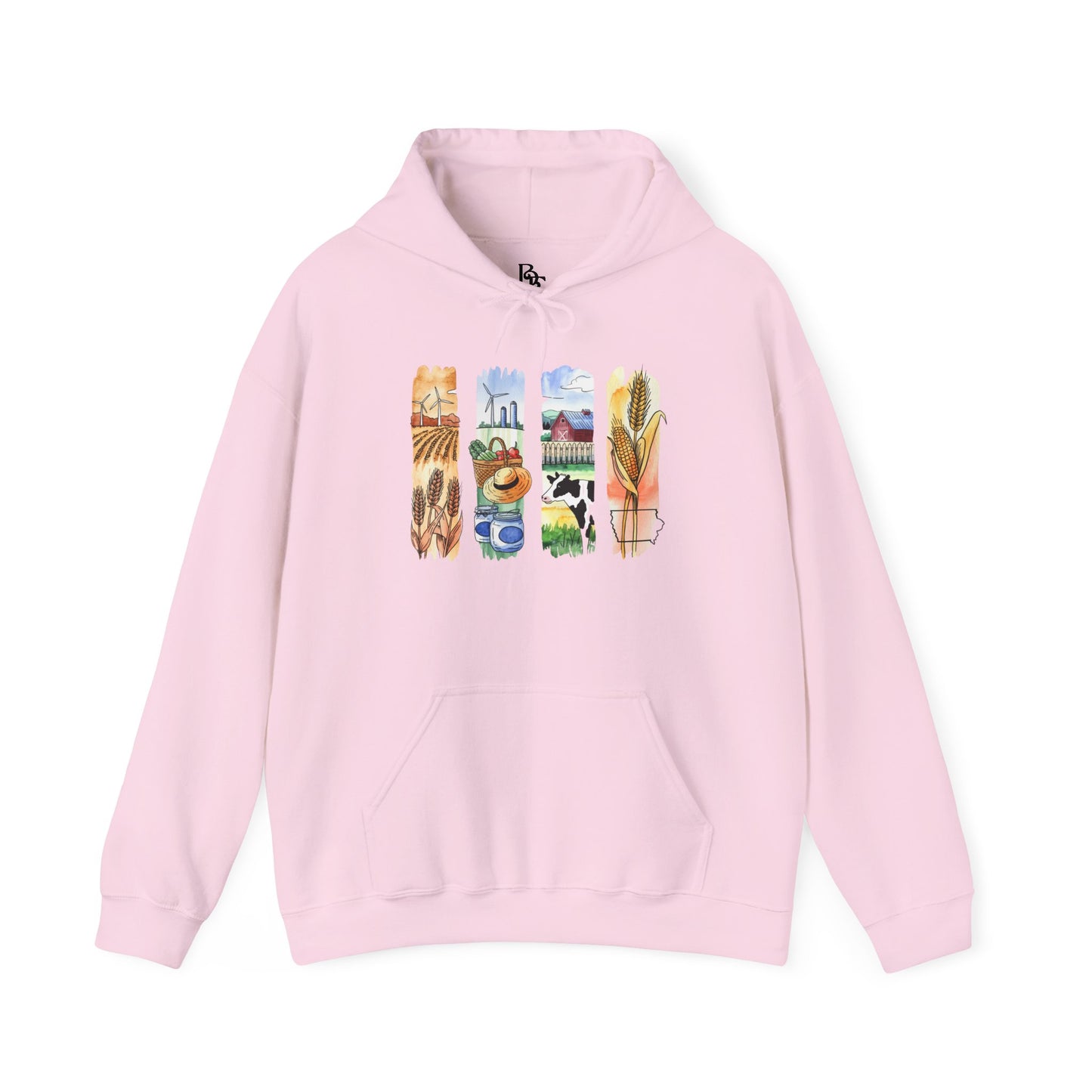 Iowa Nature Hoodie – Unisex Sweatshirt for Lounging or Exploring
