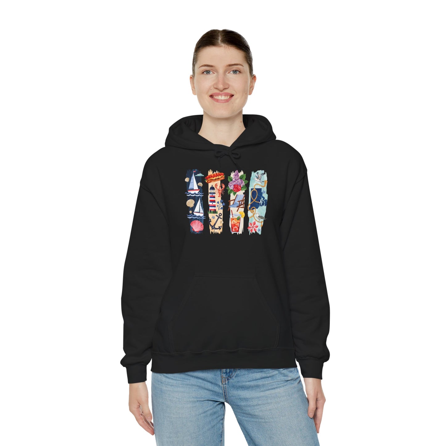 Rhode Island Nature Hoodie – Unisex Ocean State Sweatshirt for Coastal & Outdoor Lovers