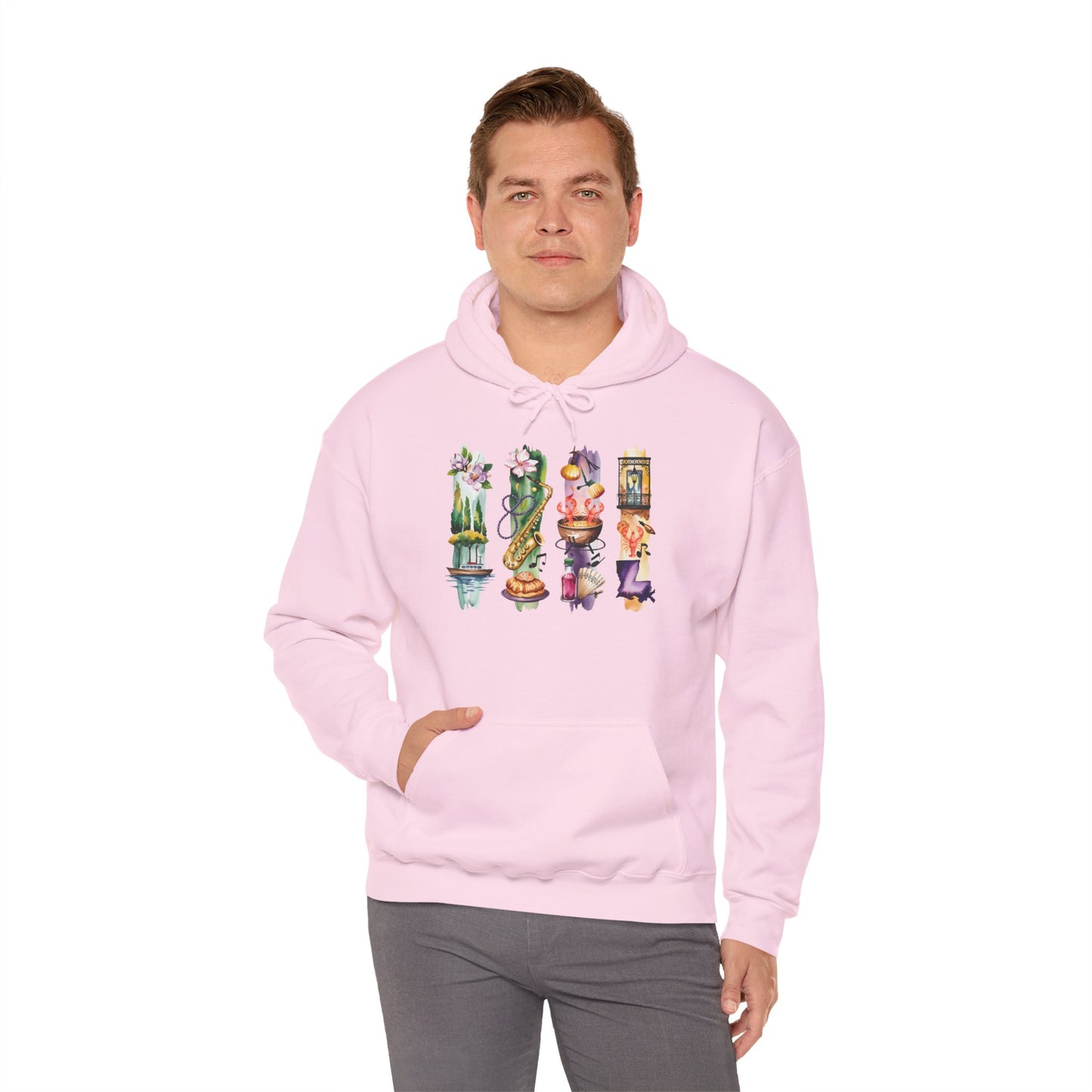Louisiana Nature Hoodie – Unisex Sweatshirt for Music, Culture & Nature Lovers