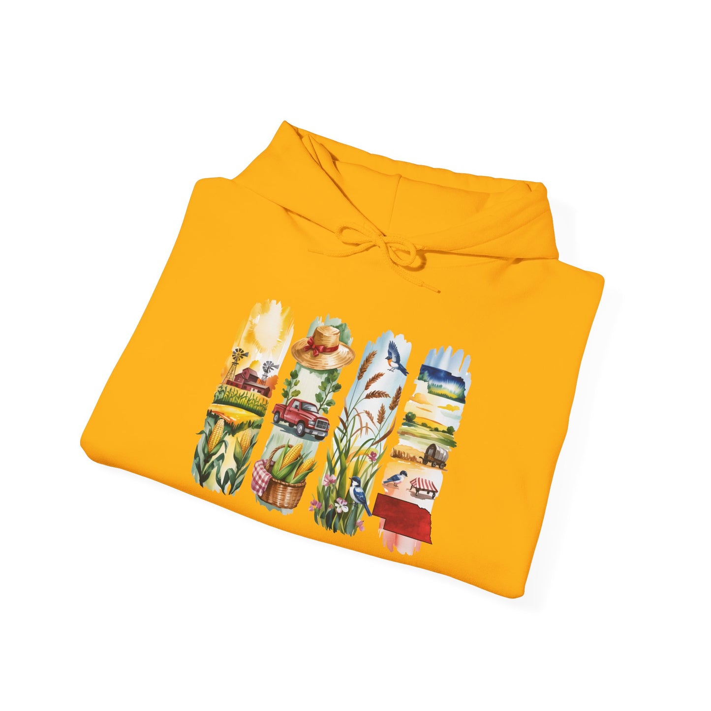Nebraska Nature Hoodie – Unisex Sweatshirt for Prairie & Plains Explorers