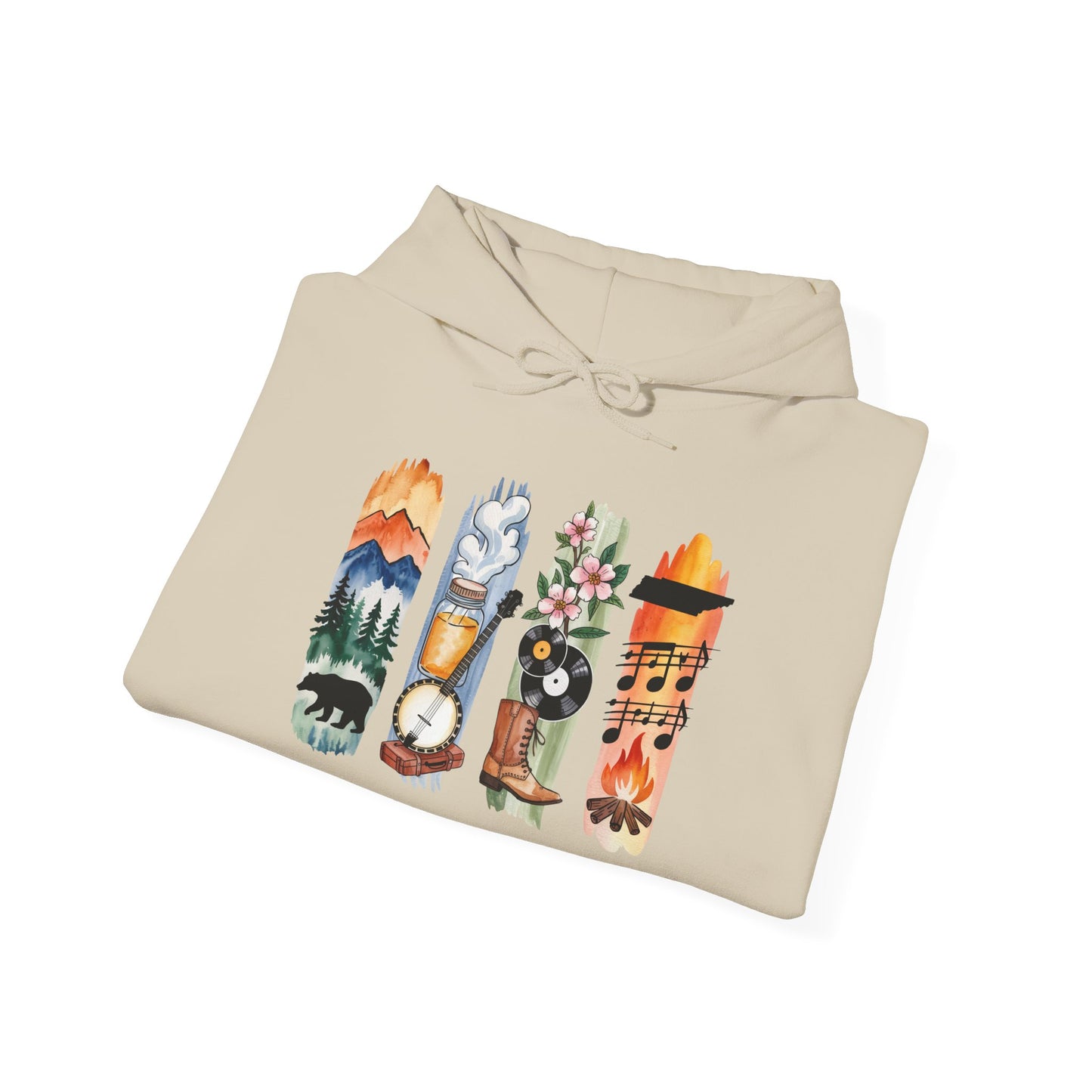 Tennessee Nature Hoodie – Unisex Smoky Mountains Sweatshirt for Outdoor & Nature lovers
