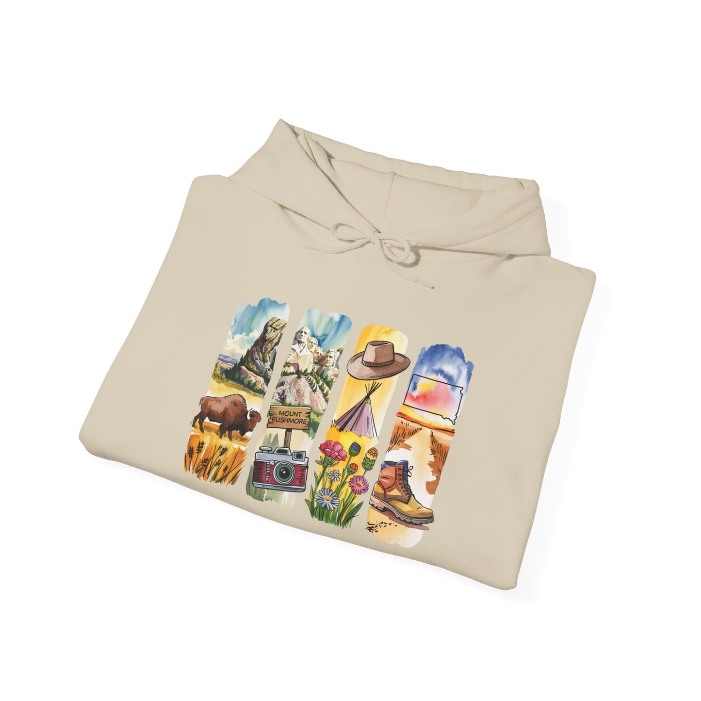 South Dakota Nature Hoodie – Unisex Sweatshirt for Outdoor Adventurers