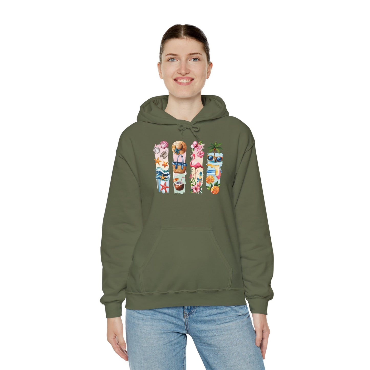 Florida Nature Hoodie – Unisex Sweatshirt for Beach Lovers