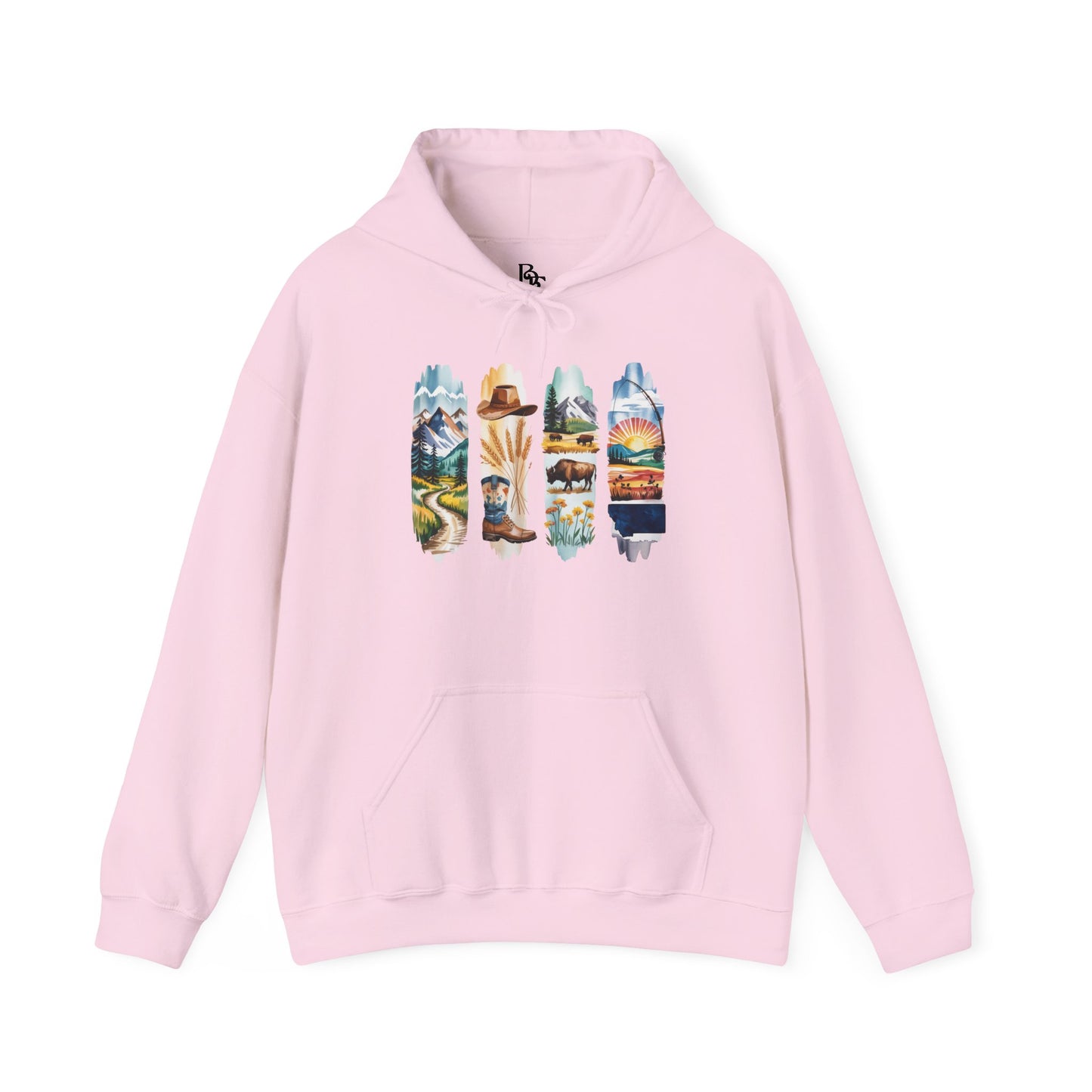Montana Nature Hoodie – Unisex Big Sky Country Sweatshirt for Wilderness Lovers