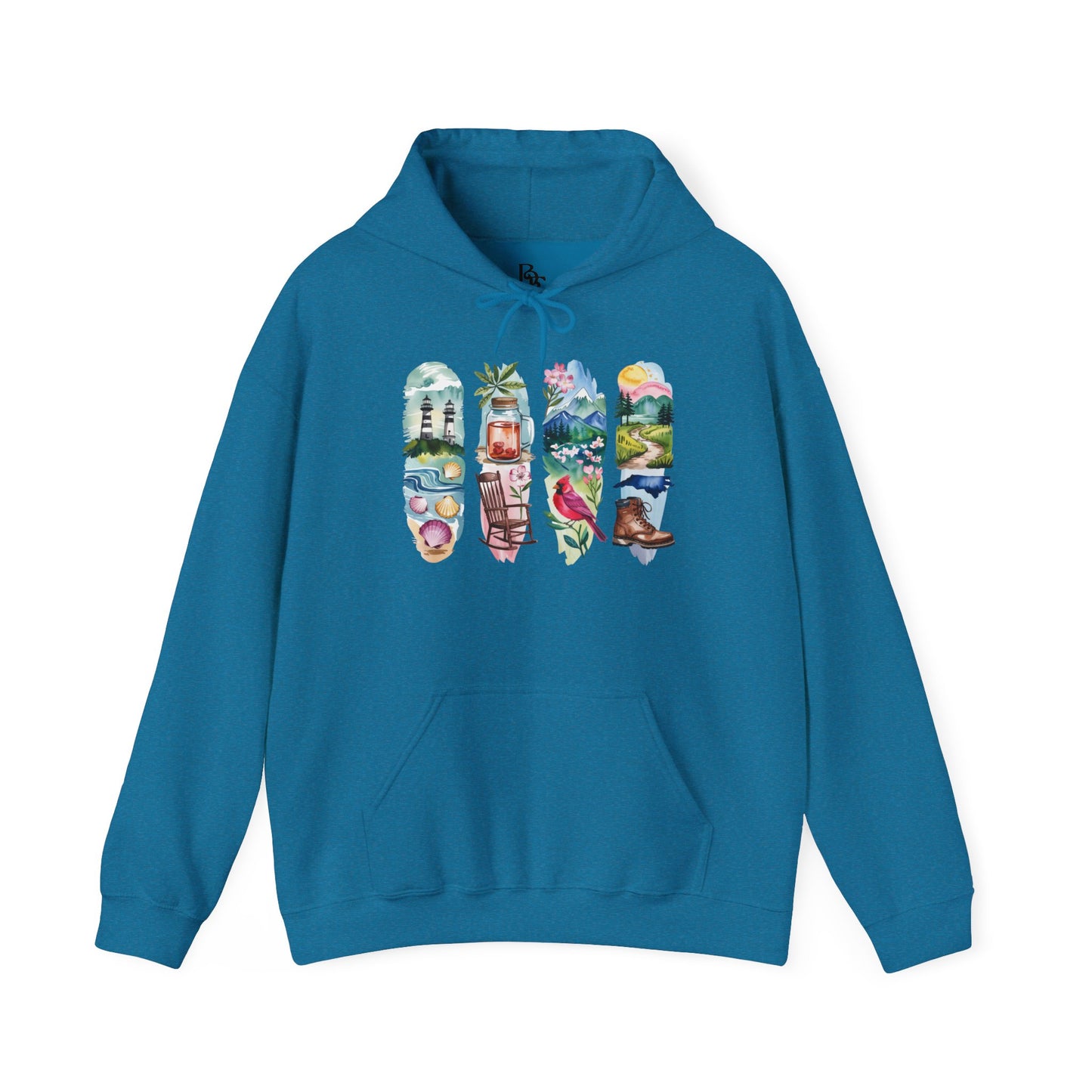 North Carolina Nature Hoodie – Unisex Sweatshirt for Nature Lovers