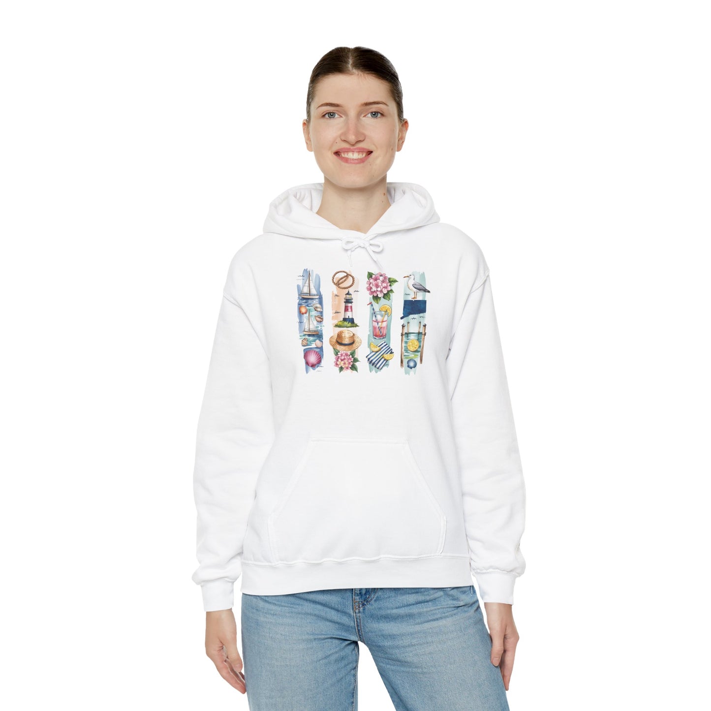 Connecticut Nature Hoodie – Unisex Sweatshirt for Forest & Shoreline Lovers