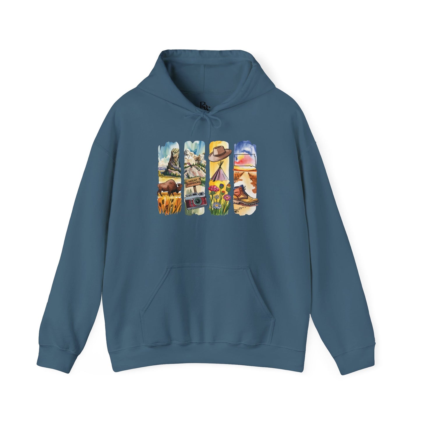 South Dakota Nature Hoodie – Unisex Sweatshirt for Outdoor Adventurers