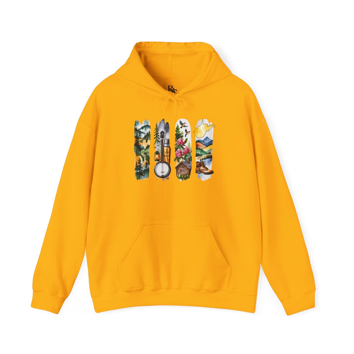 West Virginia Nature Hoodie – Unisex Mountain & Forest Sweatshirt for Appalachian Adventure Lovers