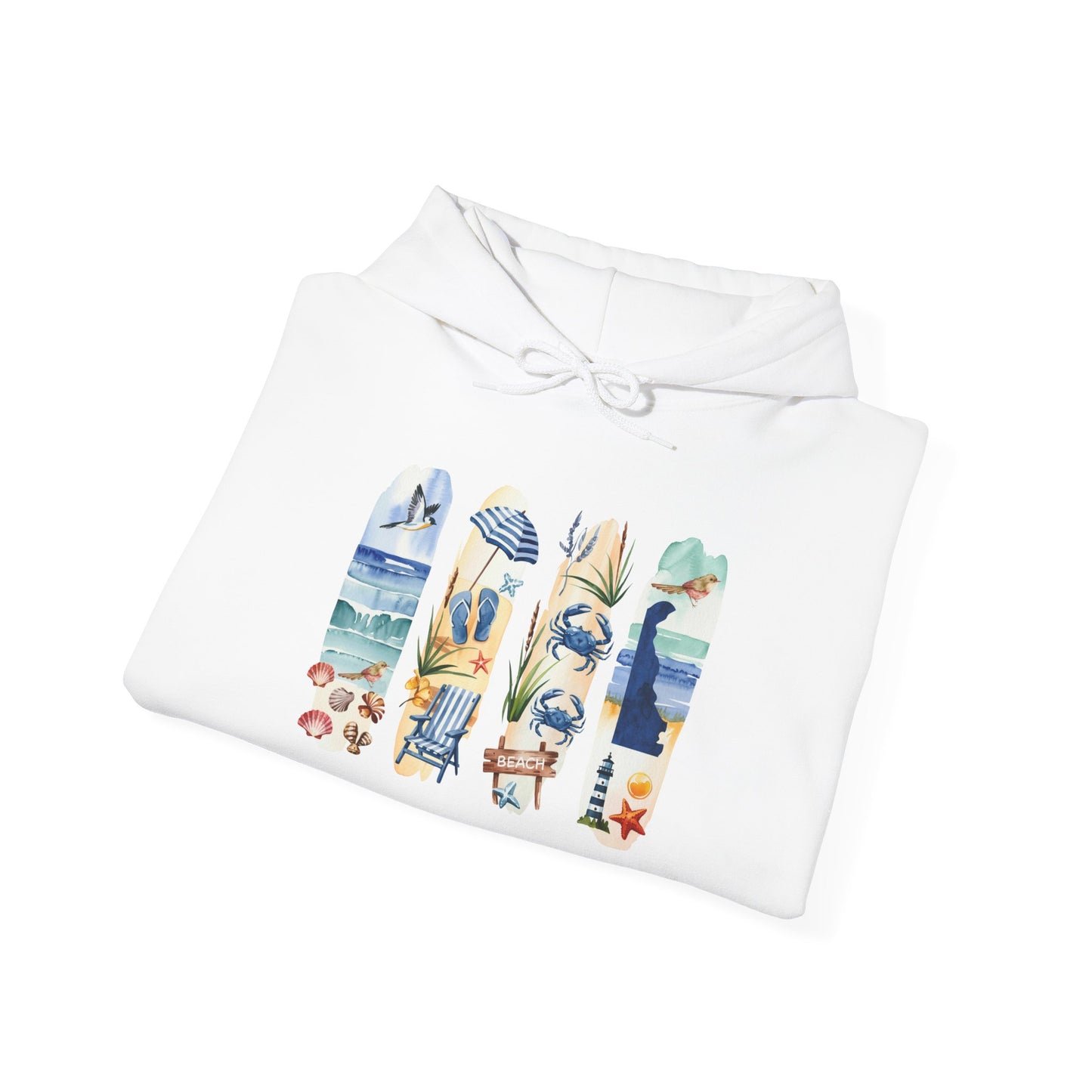 Delaware Nature Hoodie – Unisex Sweatshirt for Shoreline & Trail Lovers