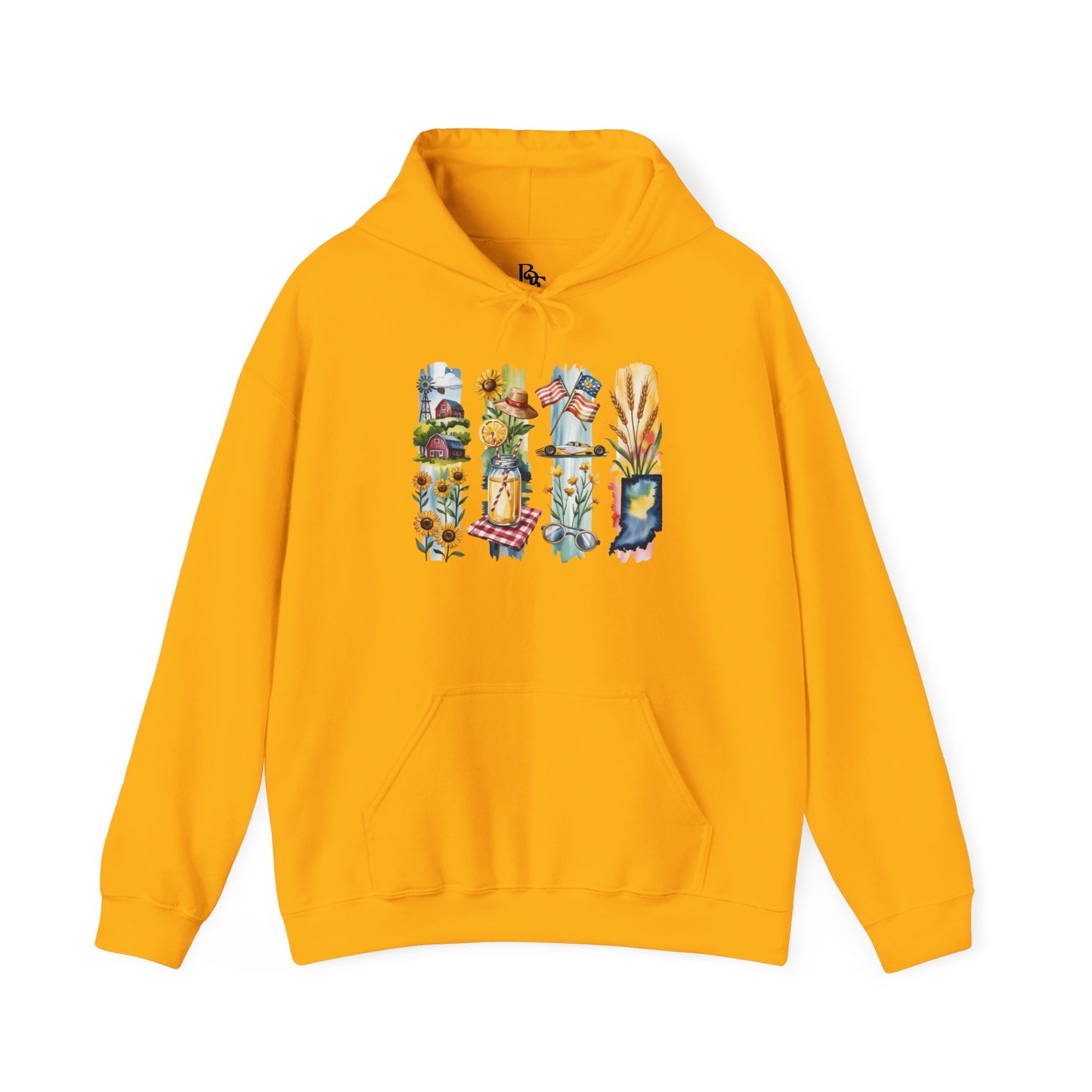 Indiana Nature Hoodie – Unisex Sweatshirt for Forest & Lakeside Wanderers