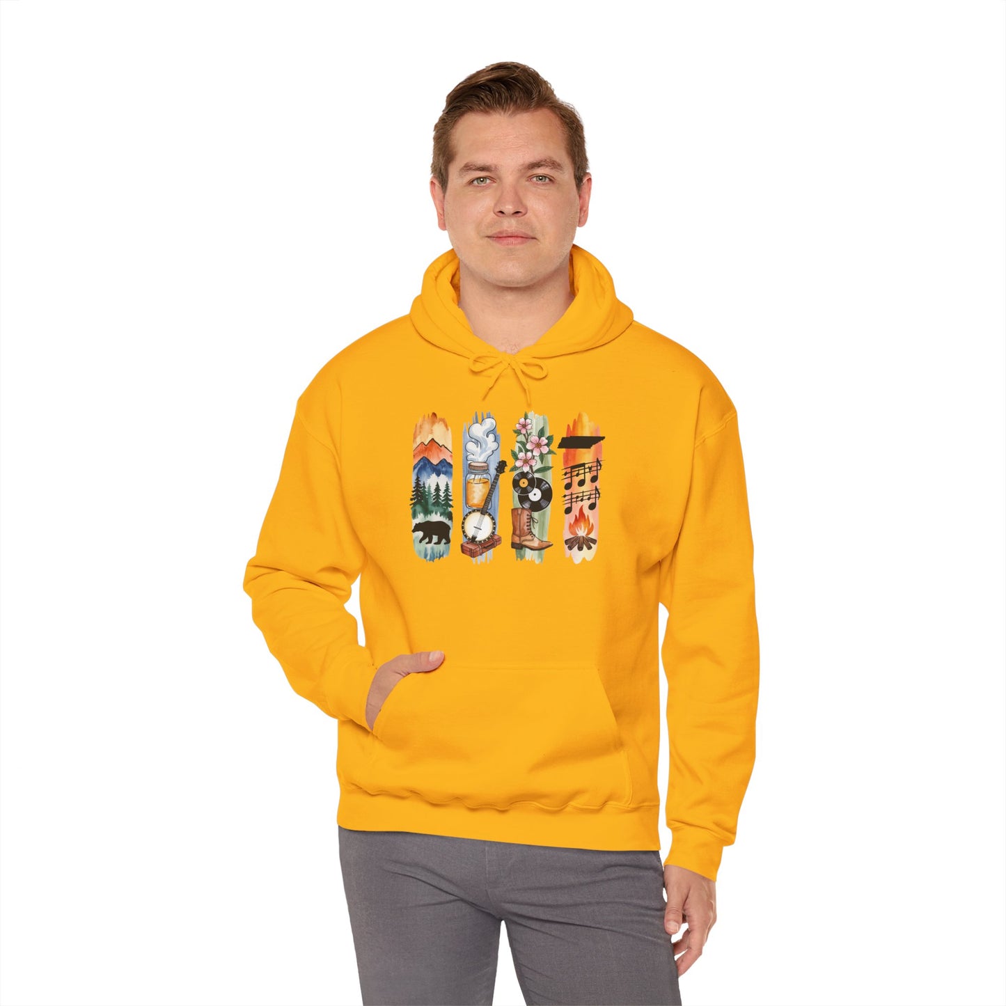 Tennessee Nature Hoodie – Unisex Smoky Mountains Sweatshirt for Outdoor & Nature lovers