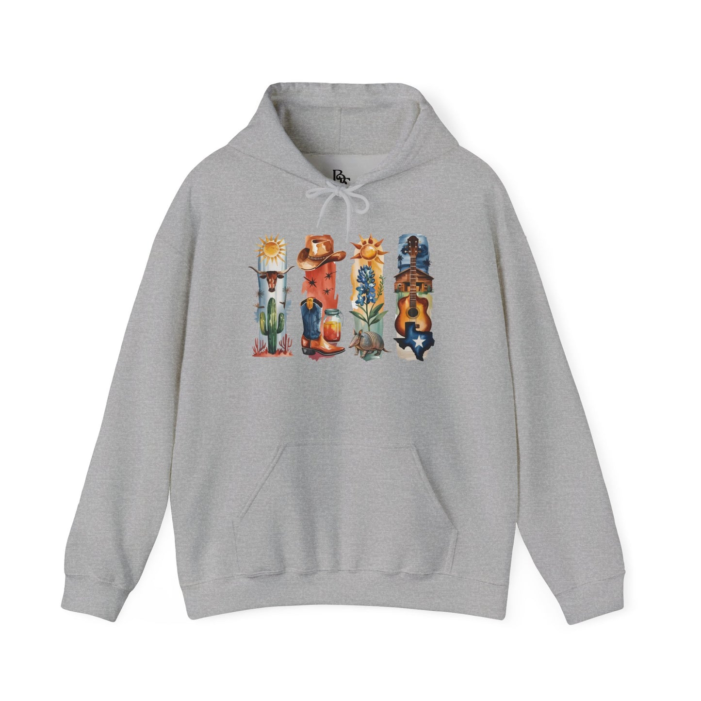 Texas Nature Hoodie – Unisex Lone Sweatshirt for Desert & Hill Country Lovers