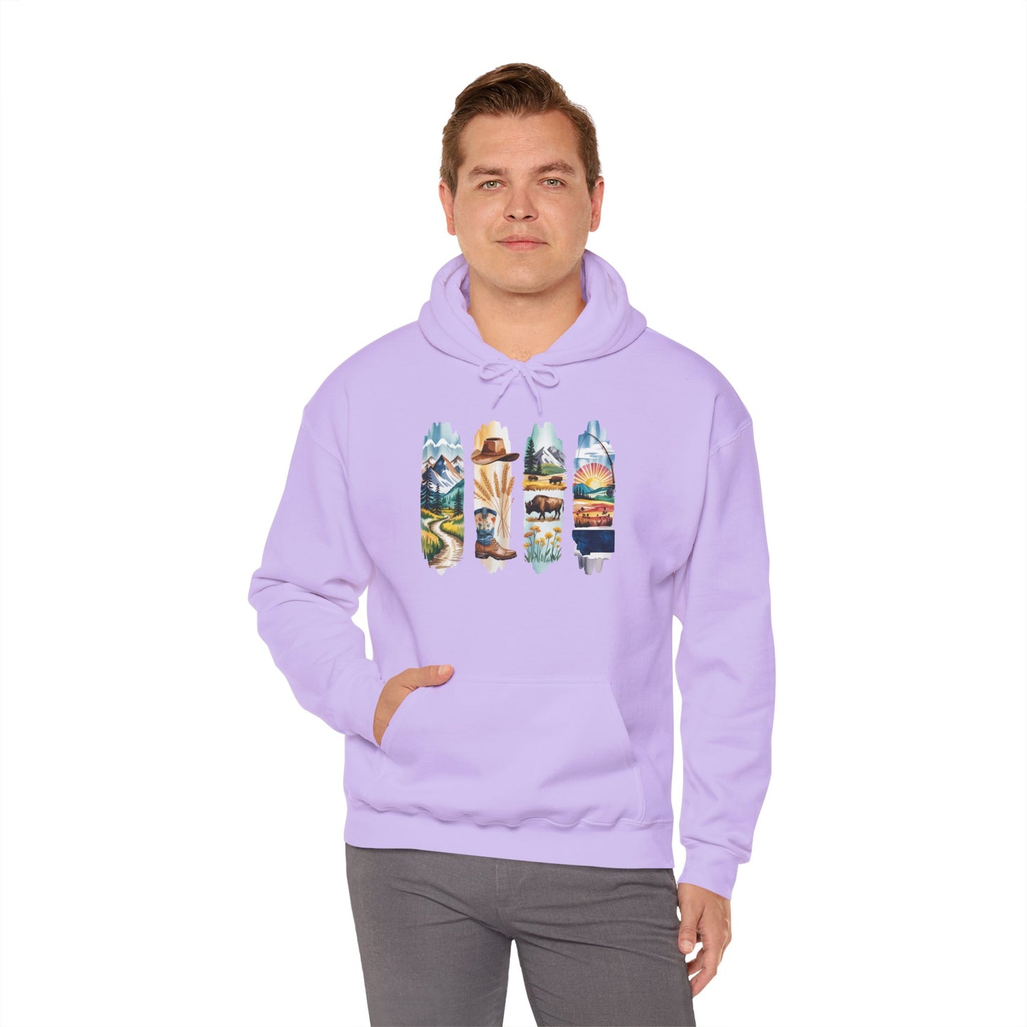Montana Nature Hoodie – Unisex Big Sky Country Sweatshirt for Wilderness Lovers