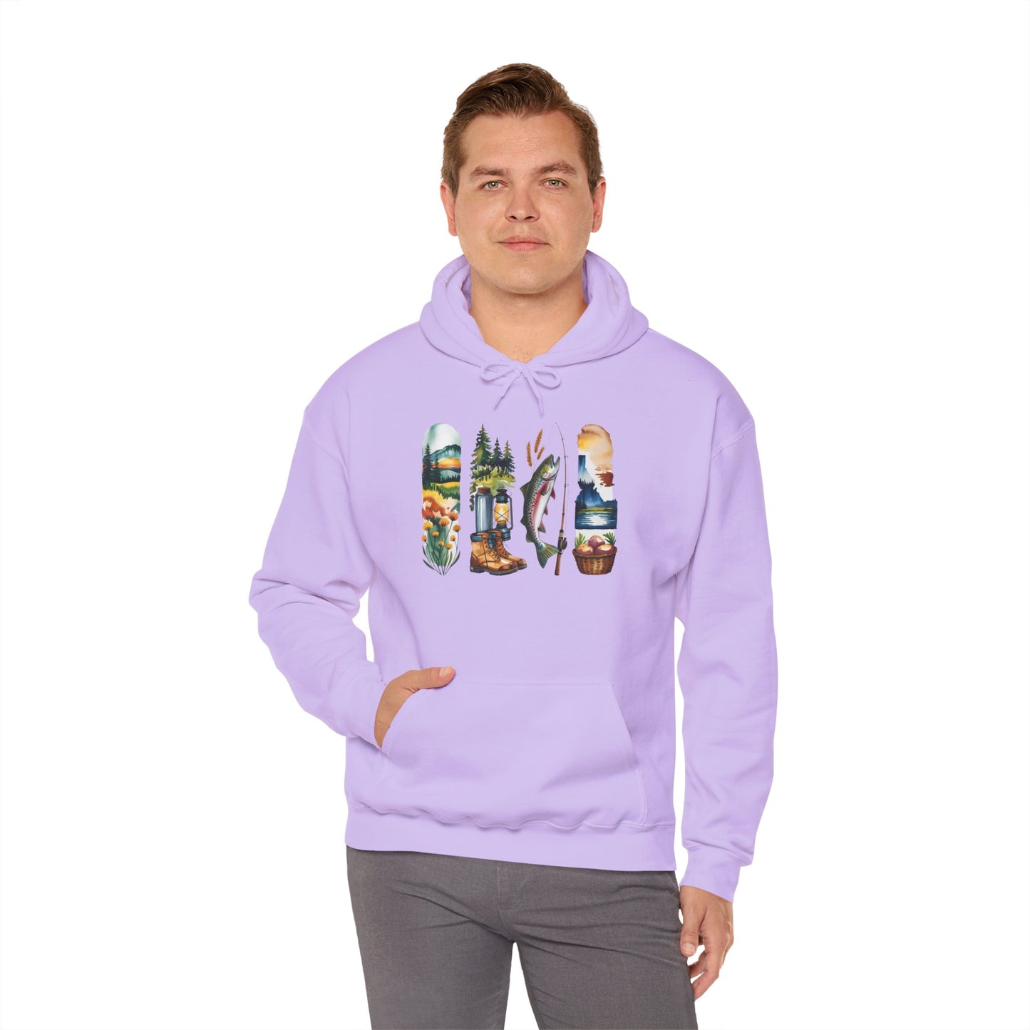 Idaho Nature Hoodie – Unisex Sweatshirt for Mountain & River Lovers