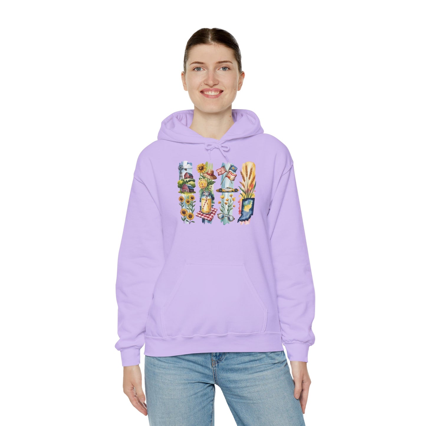 Indiana Nature Hoodie – Unisex Sweatshirt for Forest & Lakeside Wanderers