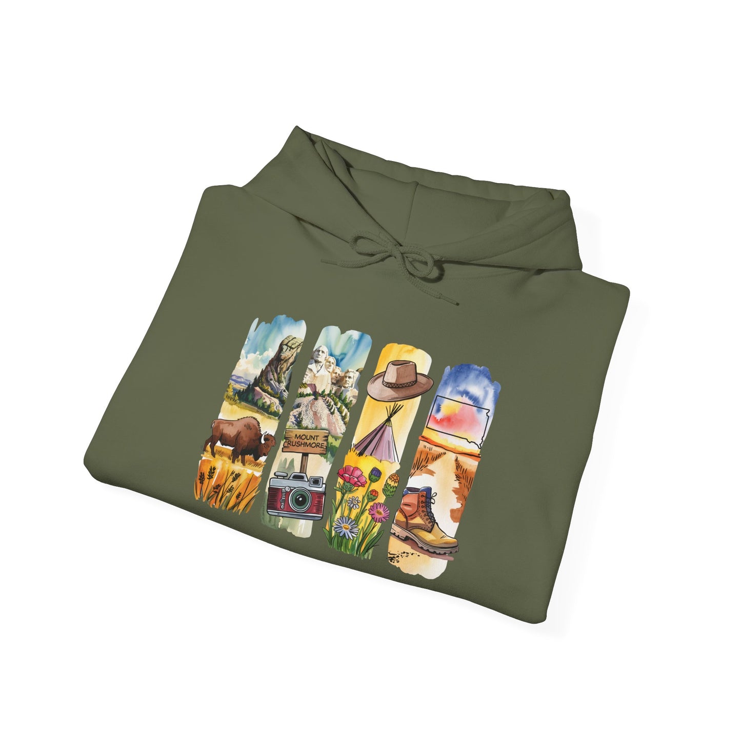 South Dakota Nature Hoodie – Unisex Sweatshirt for Outdoor Adventurers