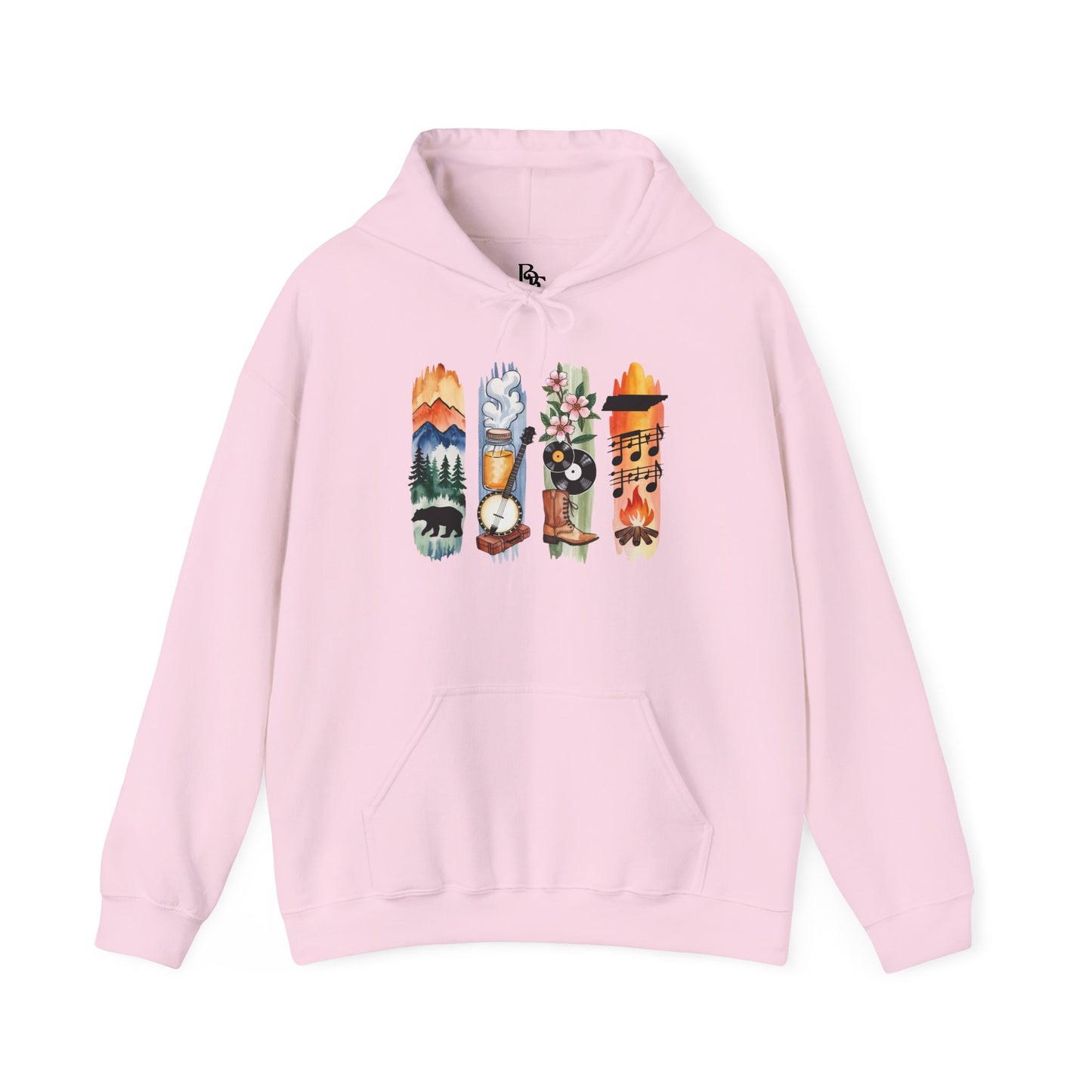 Tennessee Nature Hoodie – Unisex Smoky Mountains Sweatshirt for Outdoor & Nature lovers
