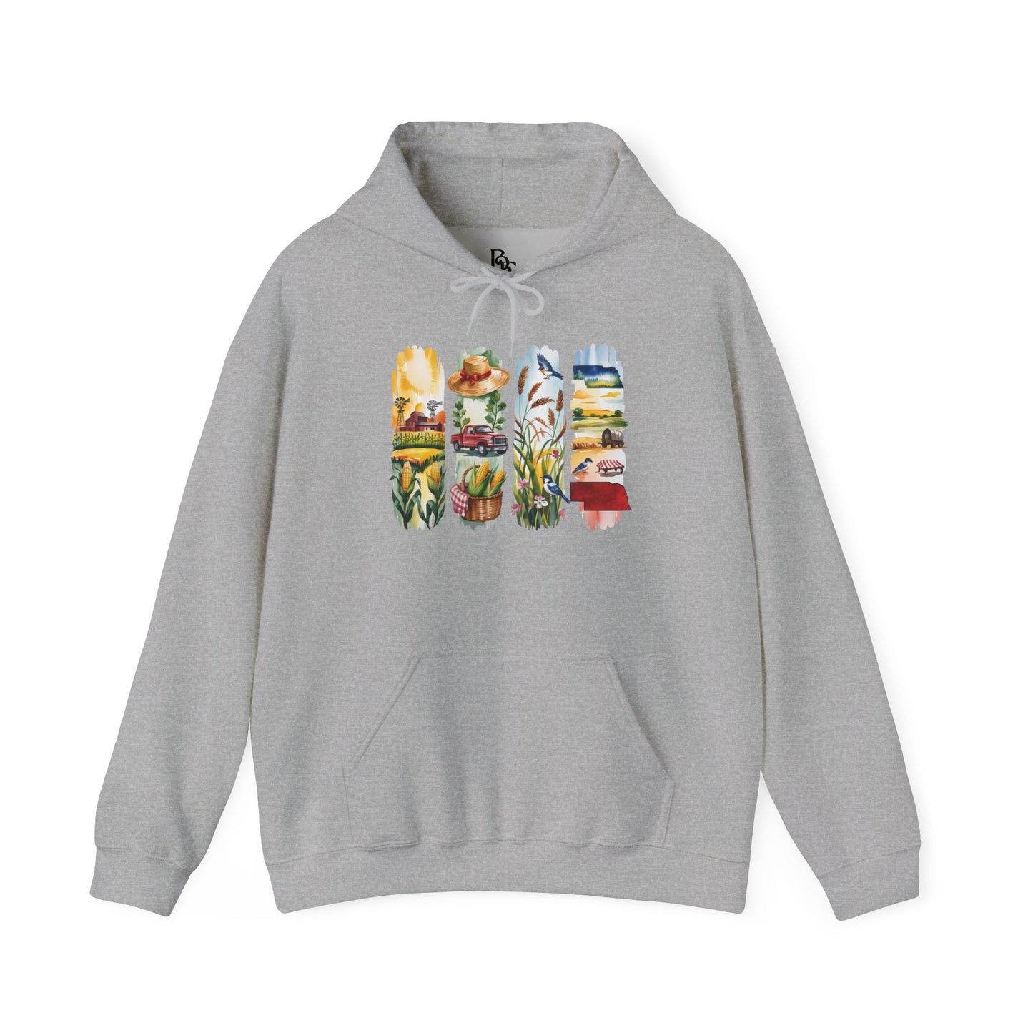 Nebraska Nature Hoodie – Unisex Sweatshirt for Prairie & Plains Explorers