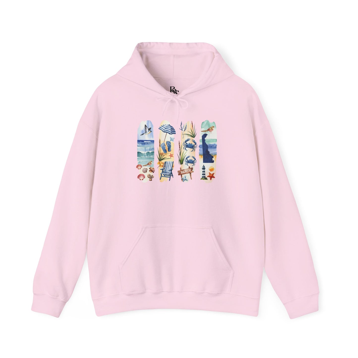 Delaware Nature Hoodie – Unisex Sweatshirt for Shoreline & Trail Lovers