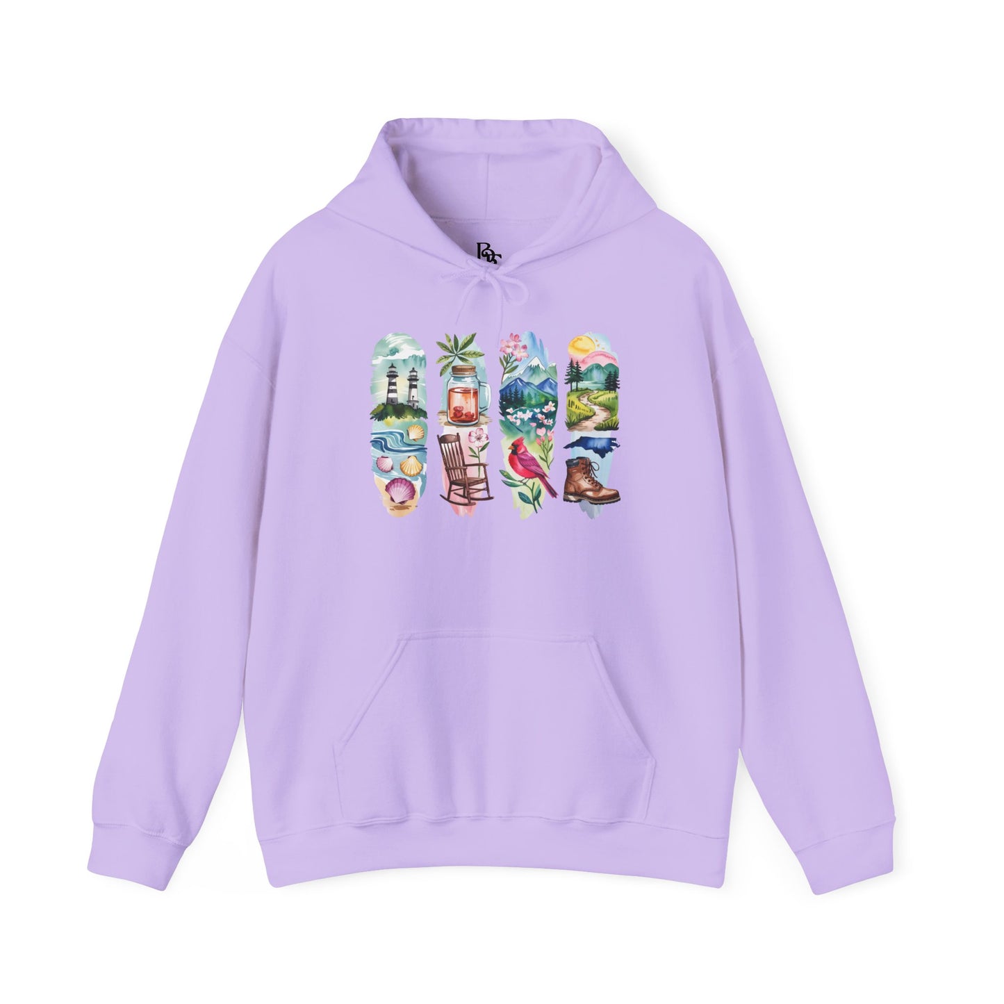 North Carolina Nature Hoodie – Unisex Sweatshirt for Nature Lovers